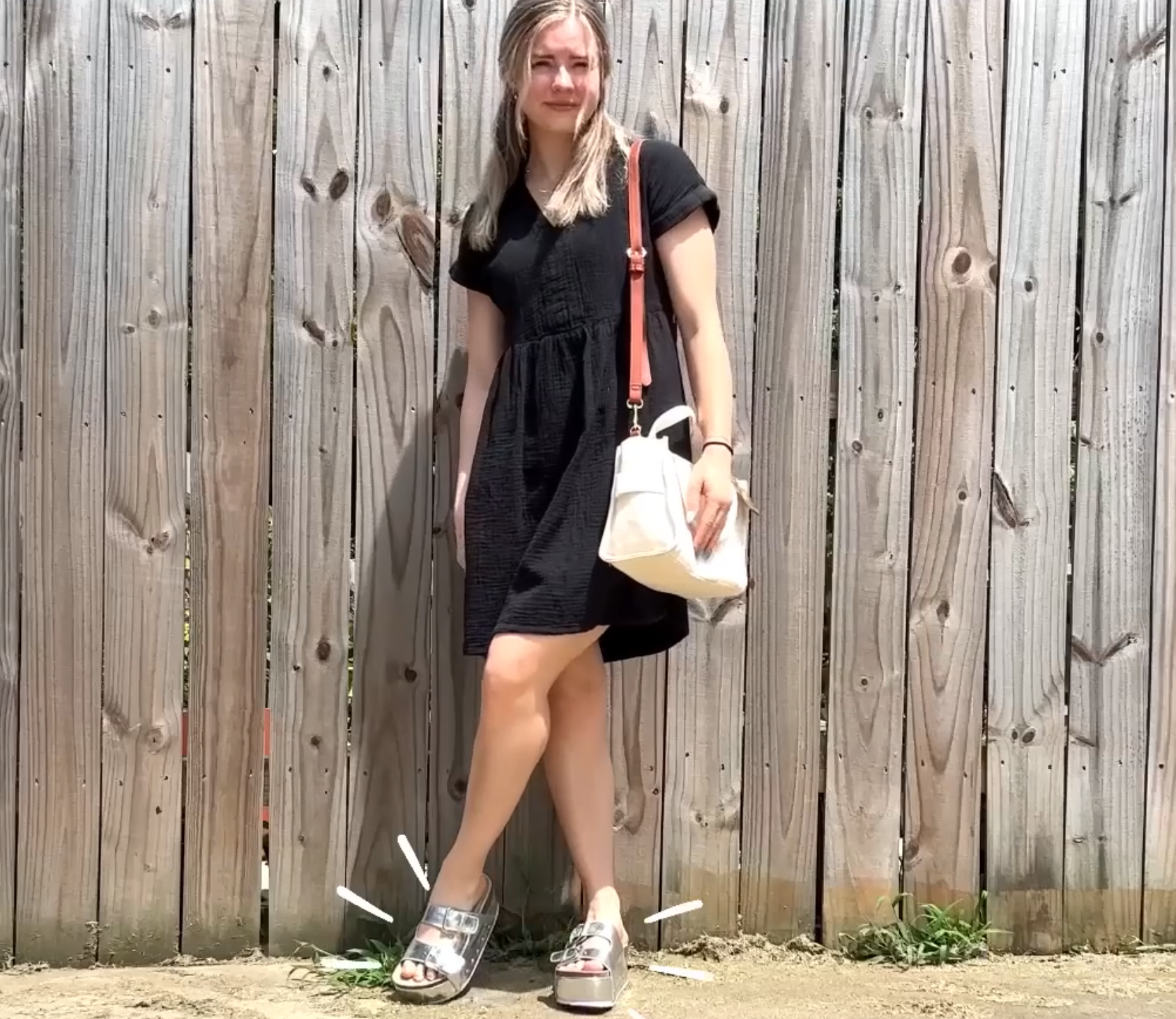 thumbnail video image 2 of Cushionaire Guru Platform Sandals for Women – Genuine Leather Studded Slide Sandals with Foam Padded Footbed, Chunky Comfort Sole, Casual Summer Sandals for Women, 2 of 27