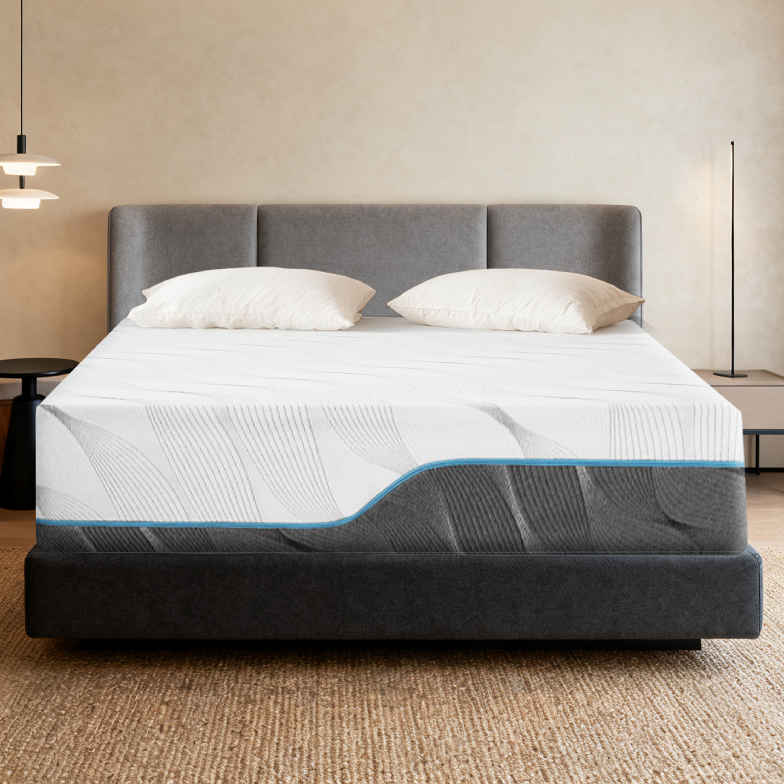 thumbnail video image 2 of Vipbear Double-Sided Contour Support Twin XL Mattress, 10-inch Memory Foam Mattress in a Box, 2 of 9