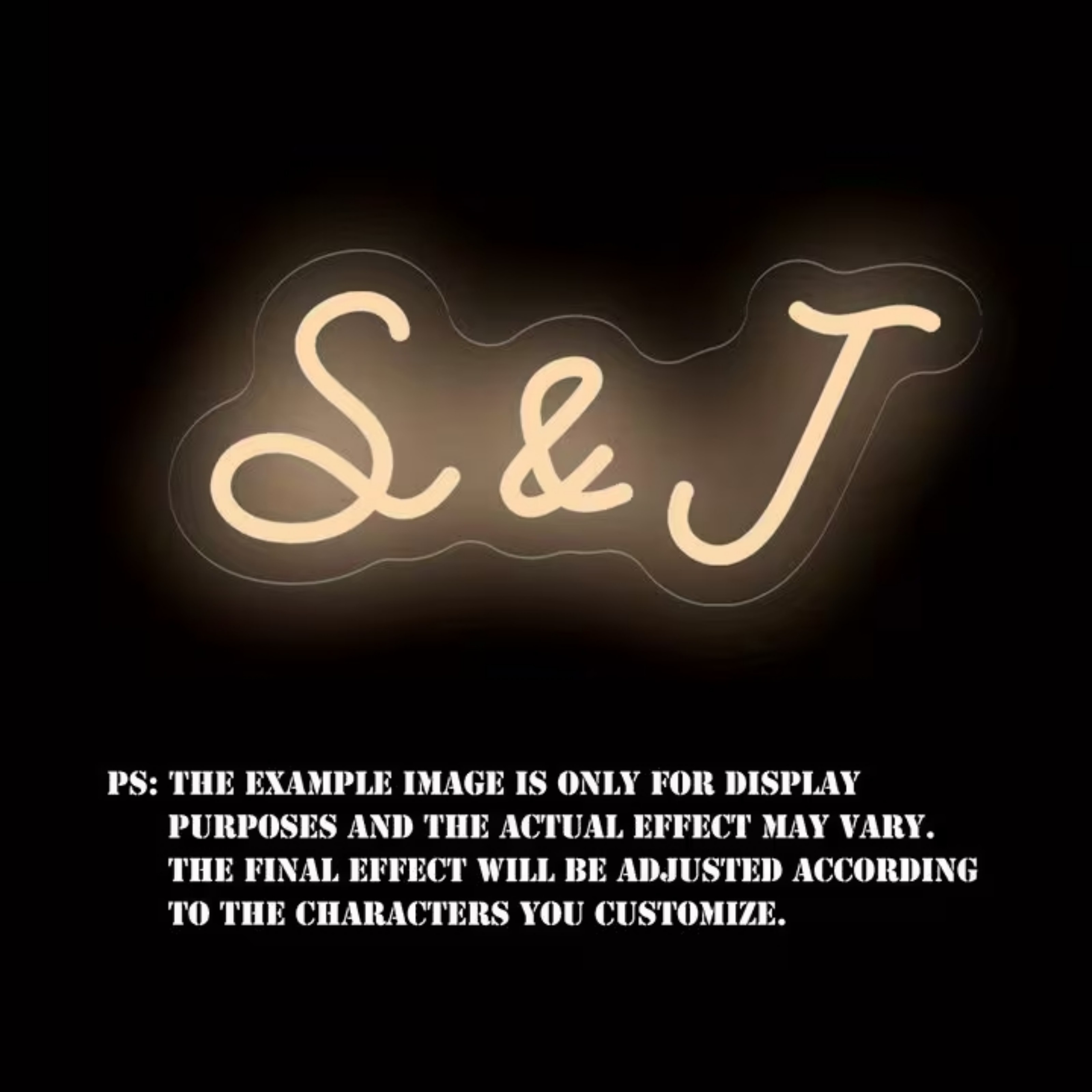 thumbnail video image 2 of UPONRAY Single Line Custom Neon Signs with &, Usb Powered with Adjustable Brightness Wall Decor for Gifts, Orange, 14 inch, 2 of 8