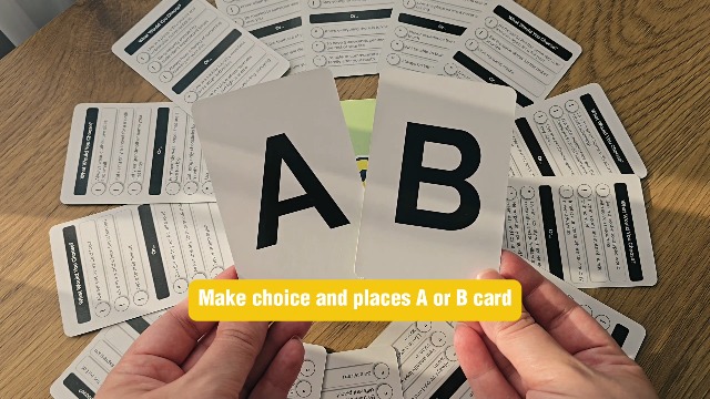 thumbnail video image 2 of Quokka Board Games for Kids and Adults - Fun Card Game for Families - What Would You Choose – 500+ Questions, 2 of 7