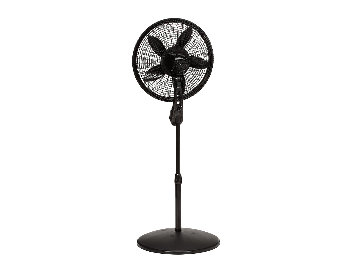 Lasko 18 3-Speed Oscillating Cyclone Pedestal Fan with Remote and Timer,  1843, Black - Walmart.com