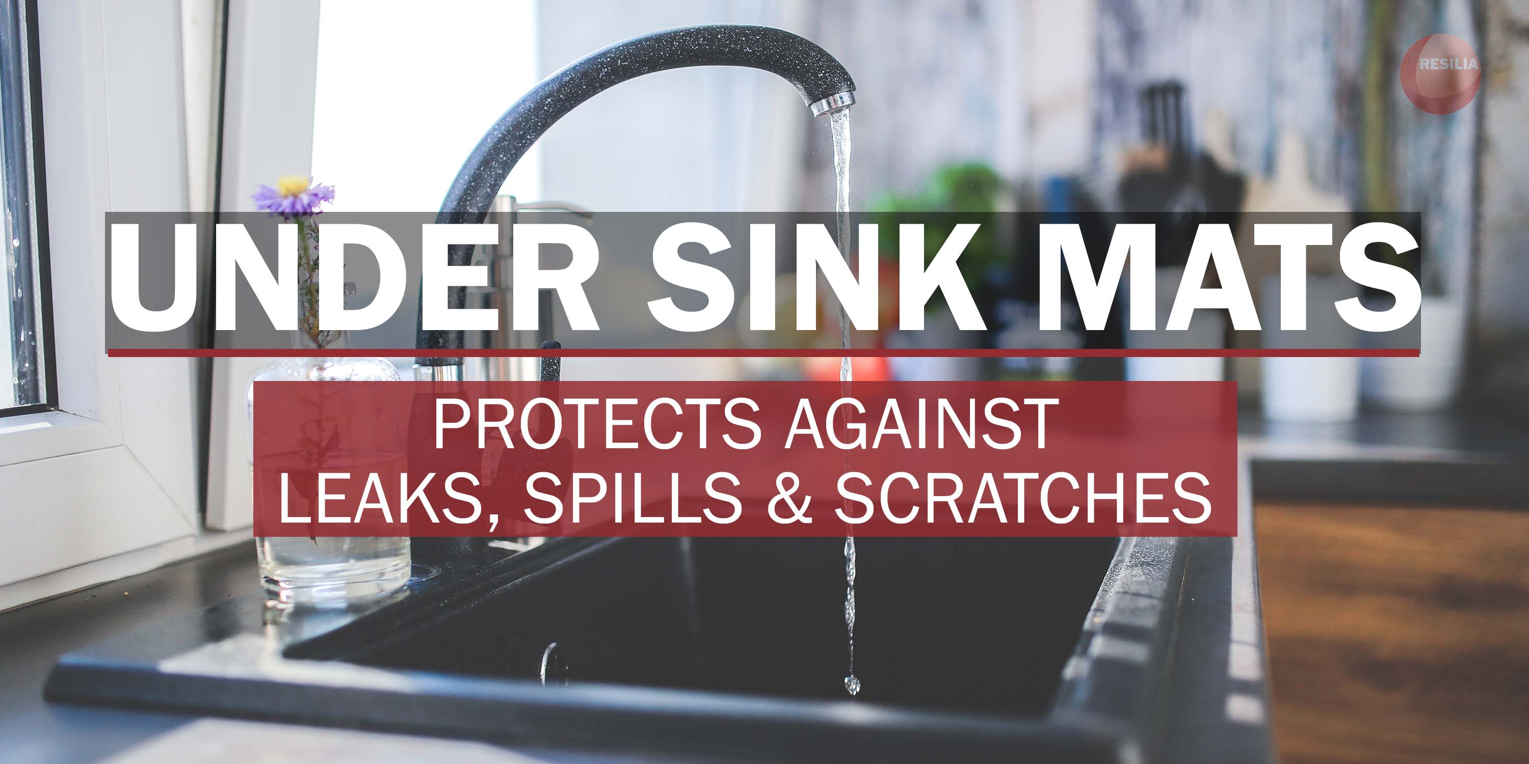 thumbnail video image 2 of Resilia Premium Under Sink Mats - 24" x 48", Sandstone, 2 of 9