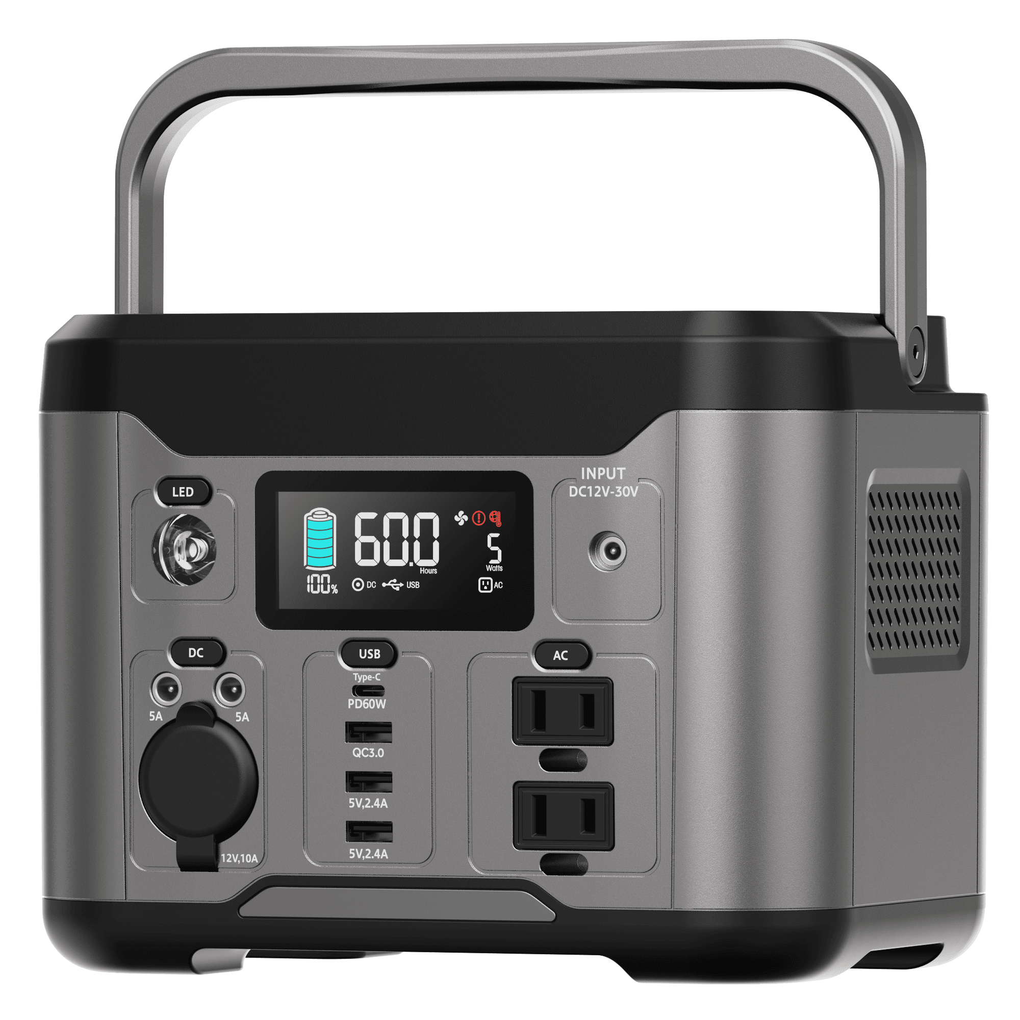 Goosiay 300W 296Wh Portable Power Station Battery with 60W PD and