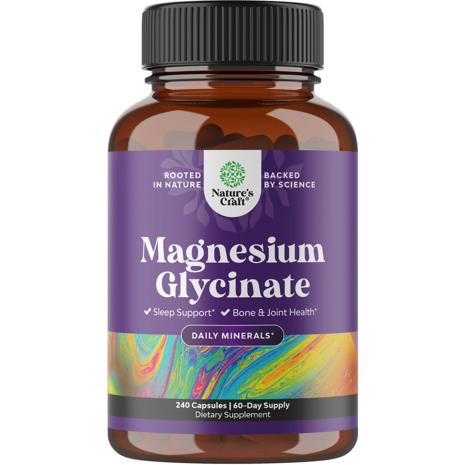 thumbnail video image 2 of Nature’s Craft Pure Magnesium Glycinate Supplement for Relaxation and Sleep Support, 240 Capsules, 2 of 10