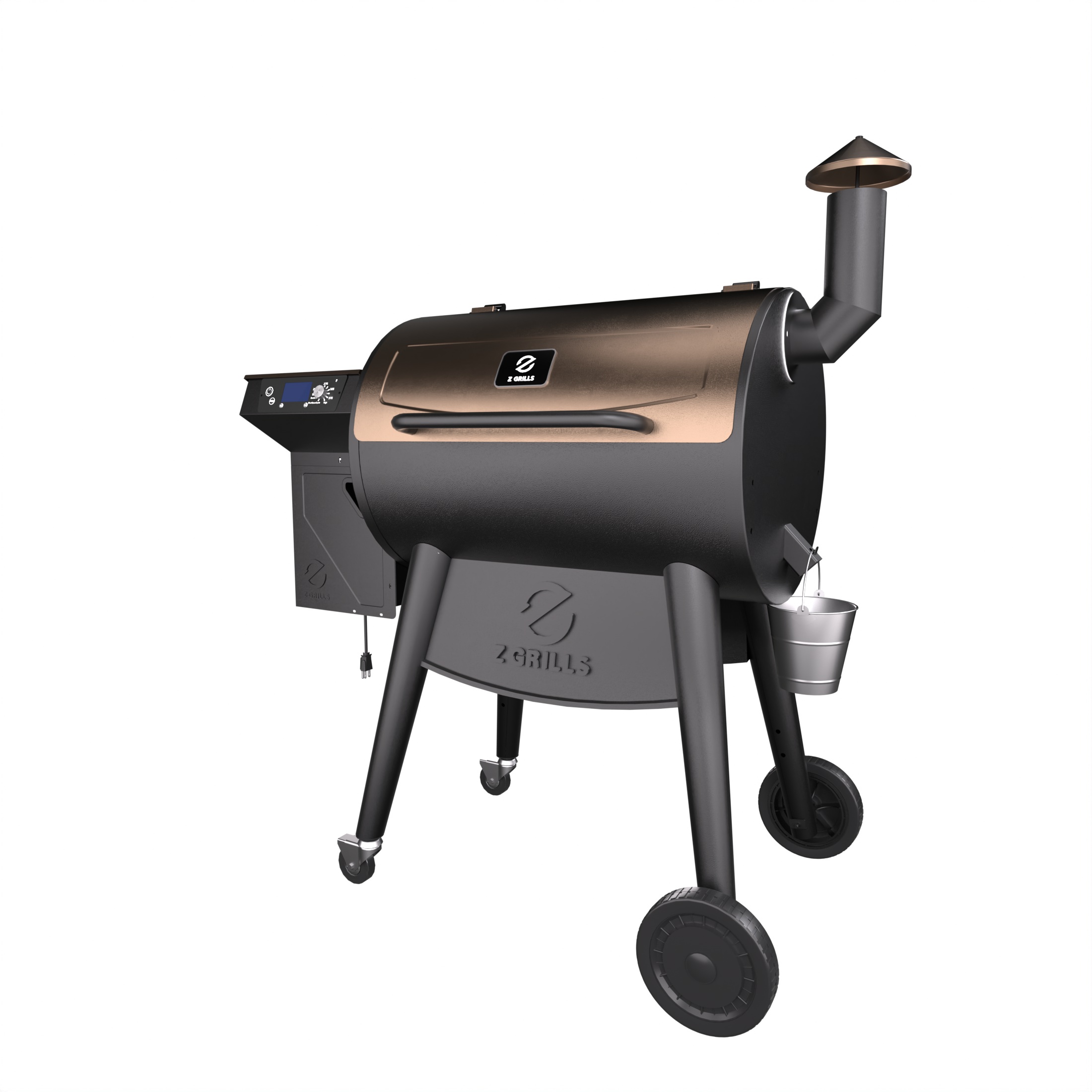 Z Grills 697 sq.in. BBQ Pellet Grill Smoker with Fire Smoke