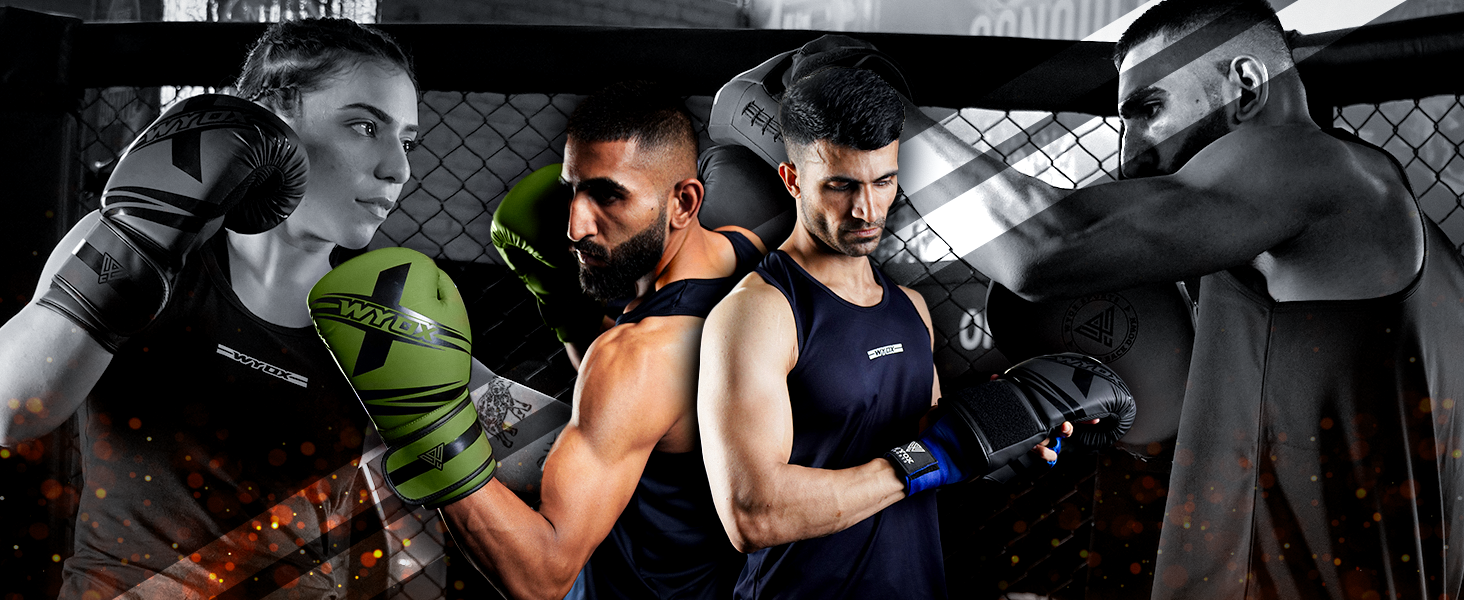 thumbnail video image 2 of WYOX Boxing Gloves 10oz Adult Army Green – Men & Women | Workout, Punching, Pro Training, MMA, Kickboxing, Muay Thai, Heavy Bag, 2 of 8