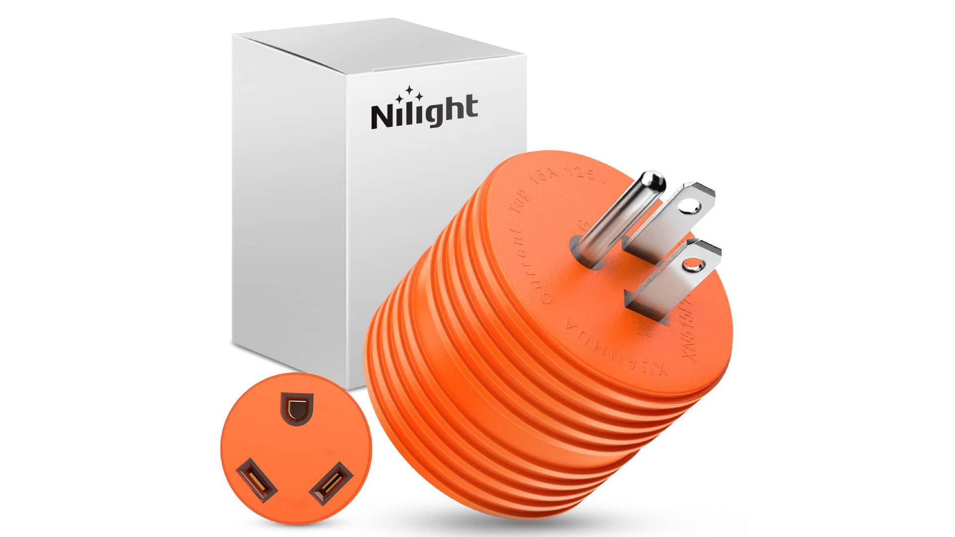 15a Rv Plug Nilight 15 to 30A RV Power Adapter 110V Heavy Duty Plug 5-15P to TT-30R ...
