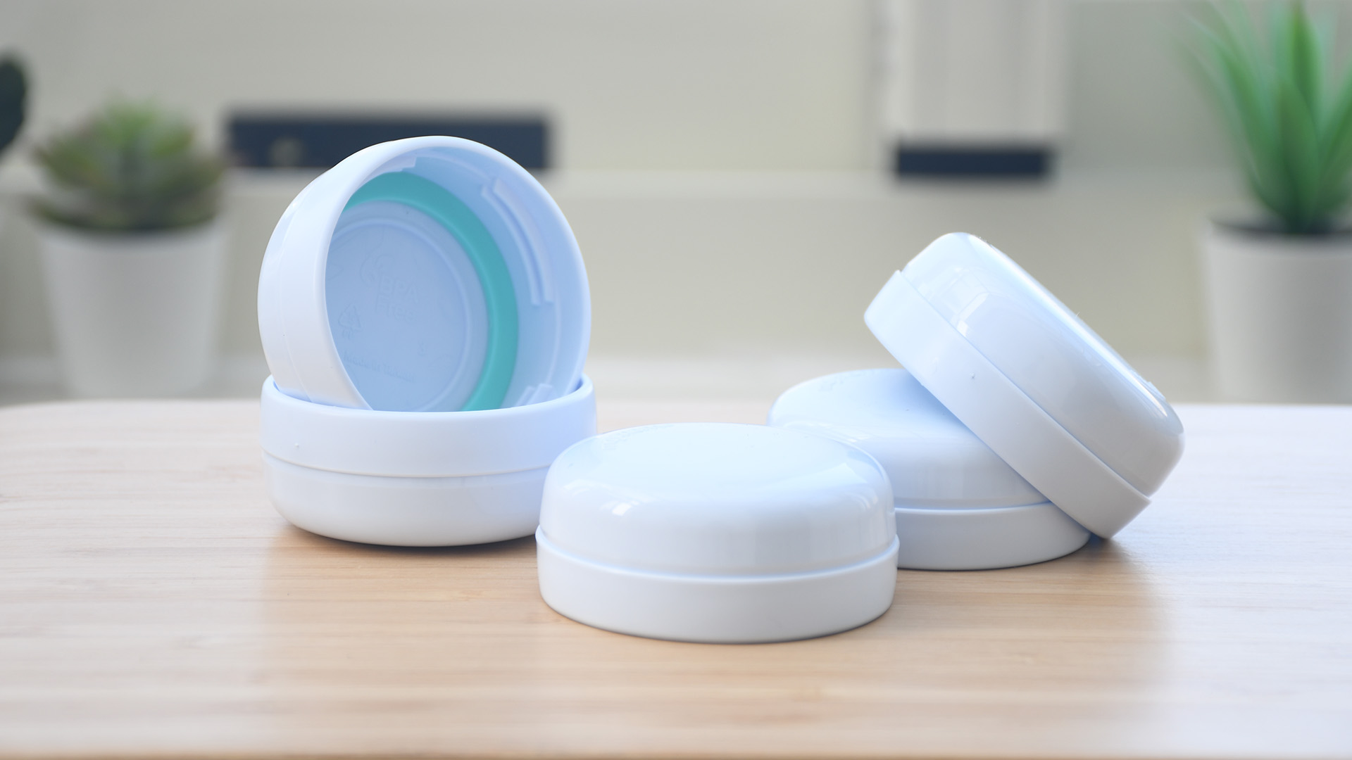 thumbnail video image 2 of Maymom Travel Bottle Caps Compatible with Avent Bottle, 6pc (Pink), 2 of 8