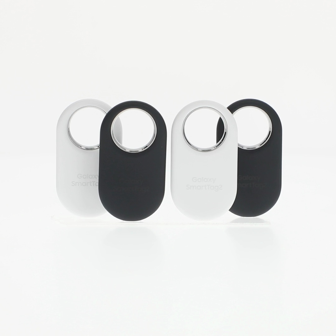 Samsung Galaxy SmartTag2, 4 Pack, Item Tracking, Black and White