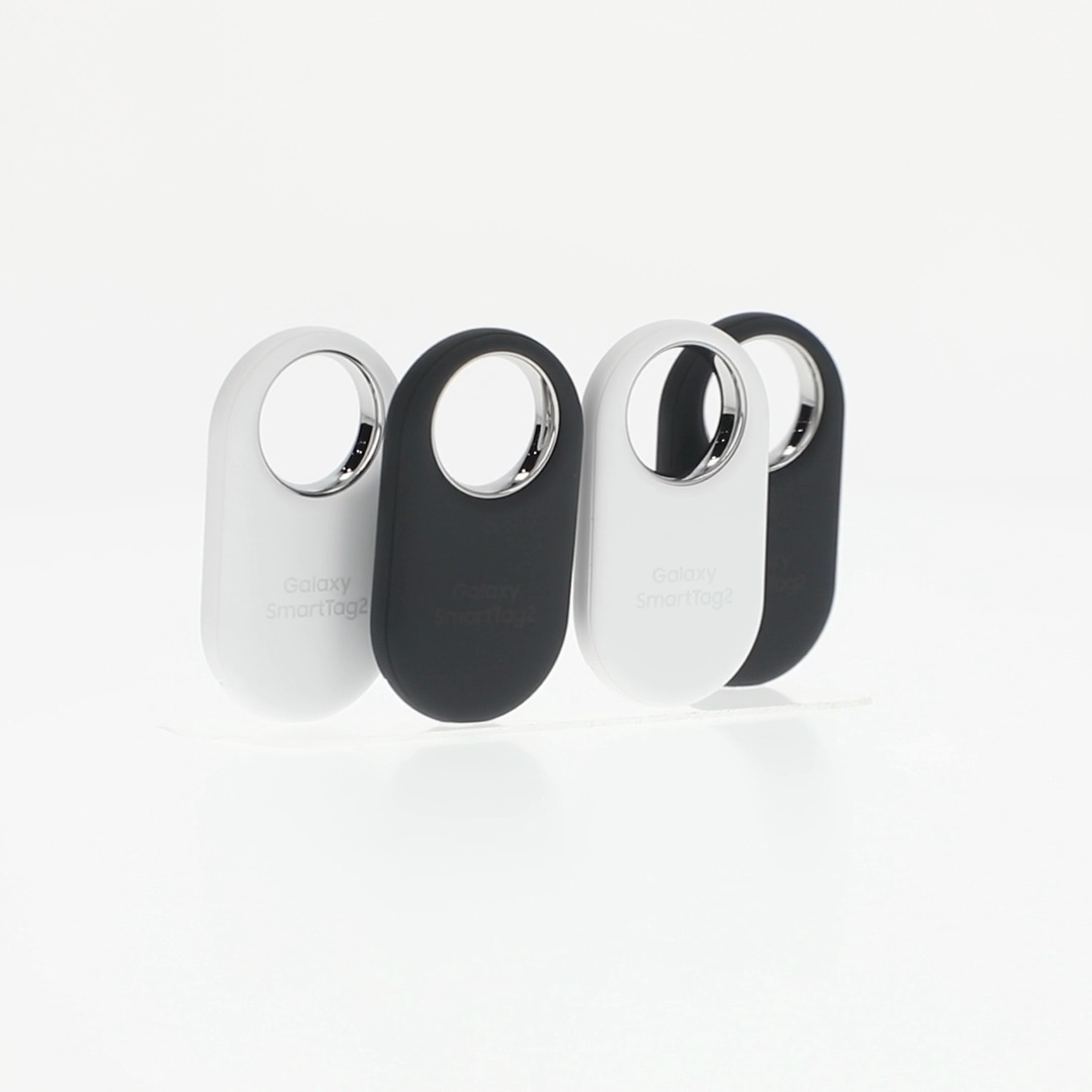 Samsung Galaxy SmartTag2, 4 Pack, Item Tracking, Black and White