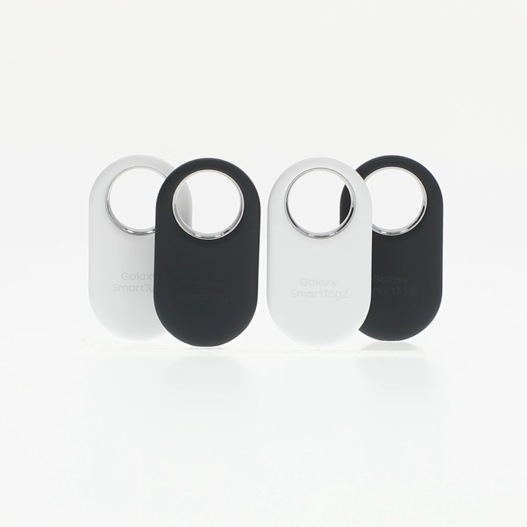 Samsung Galaxy SmartTag2, 4 Pack, Item Tracking, Black and White