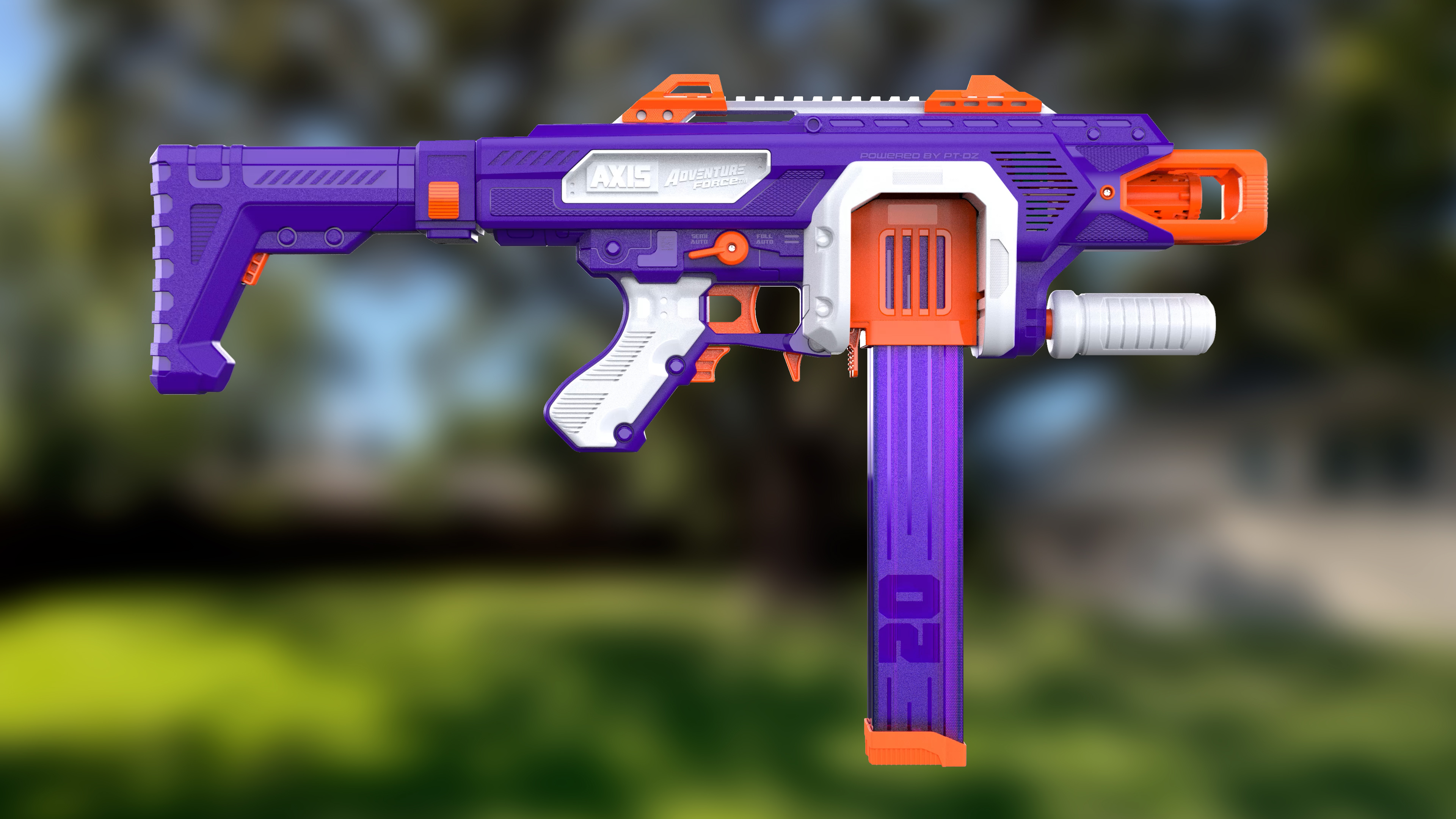 thumbnail video image 2 of Adventure Force Strike Axis Switch Pro Motorized Dart Blaster, Ages 14+, Reaches 160FT, 2 of 11