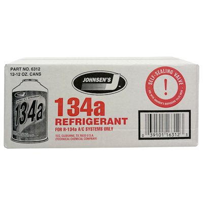 ゆん Johnsen's (R-134a) A/C Refrigerant (12 - 12 oz cans