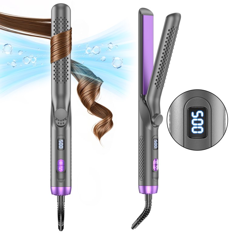 NEXPURE Airflow Styler, 2-in-1 Curling Iron and Flat Iron, 360