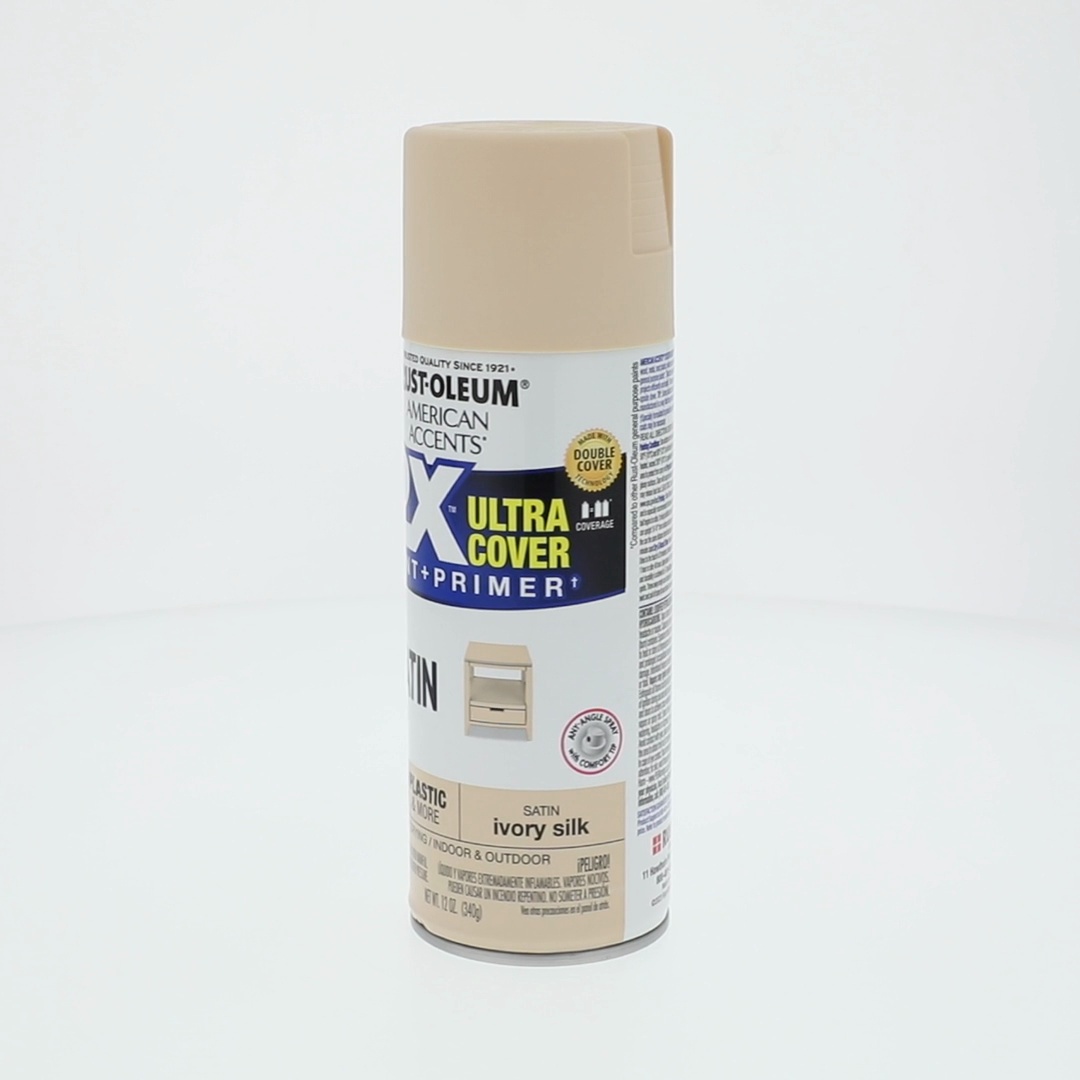 6 pack) Ivory, Rust-Oleum American Accents 2X Ultra Cover Satin
