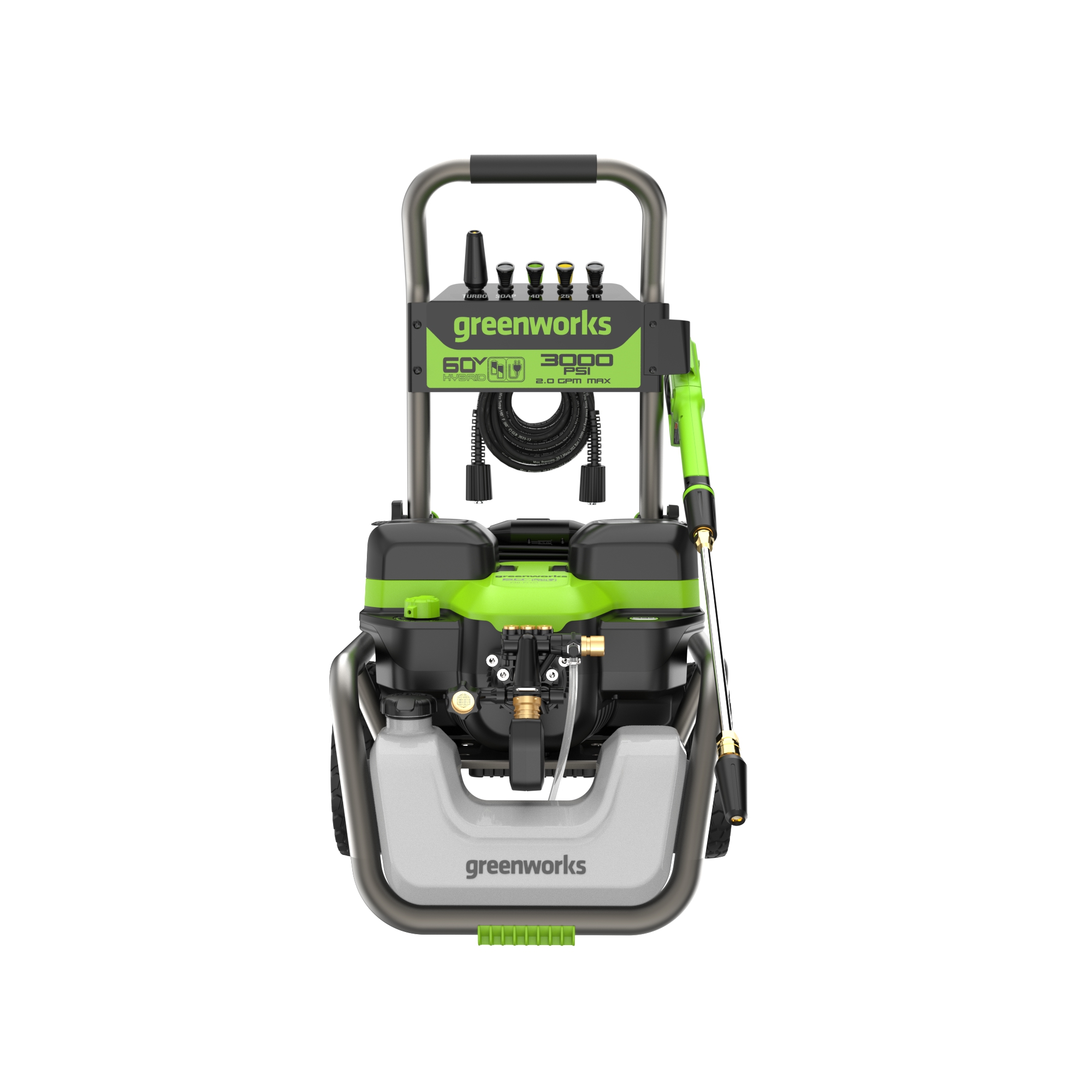 Greenworks Hybrid 60V 3000 PSI at 2.0 GPM Electric Pressure Washer