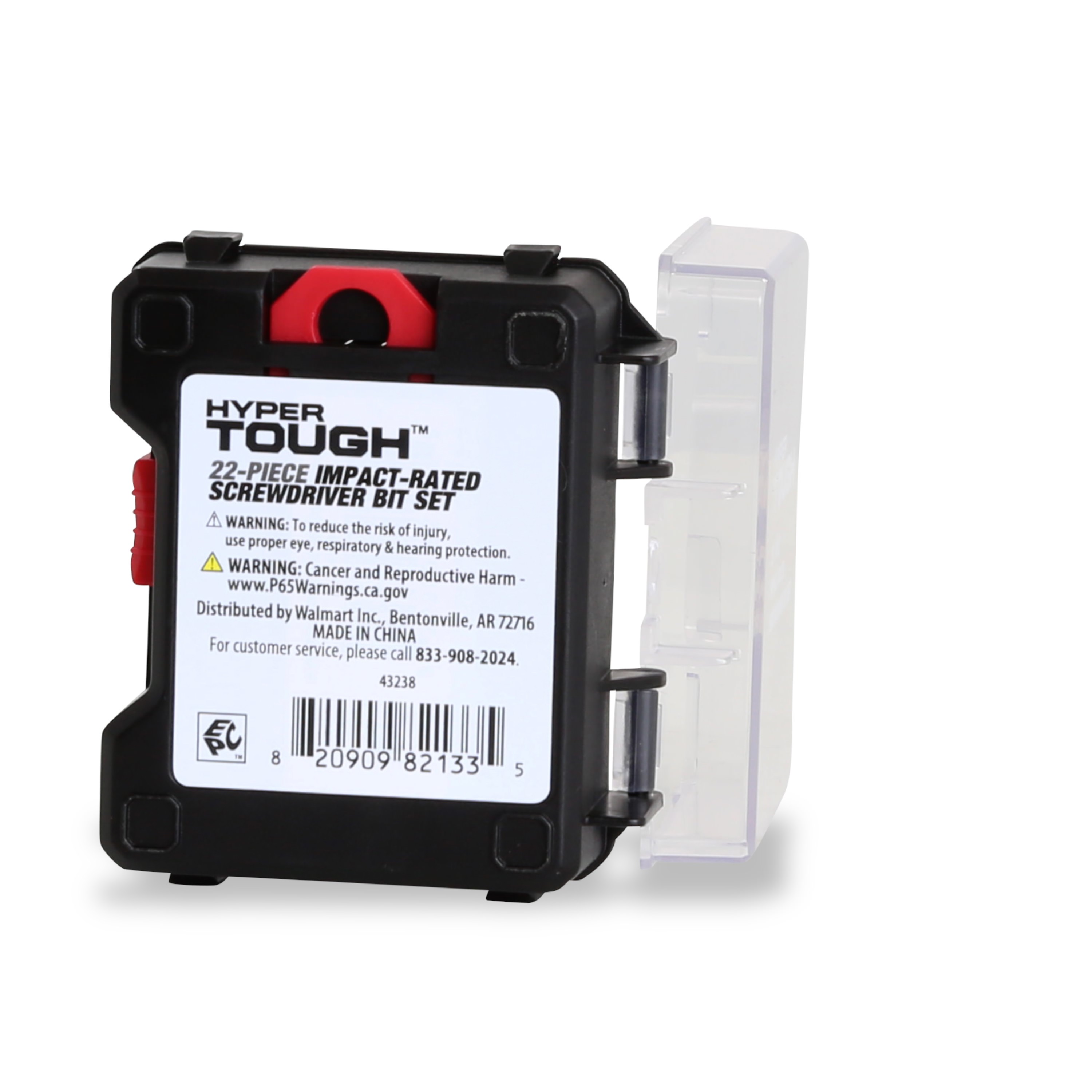 Hyper Tough Impact Rated Screwdriver Bit Set 22-Piece with