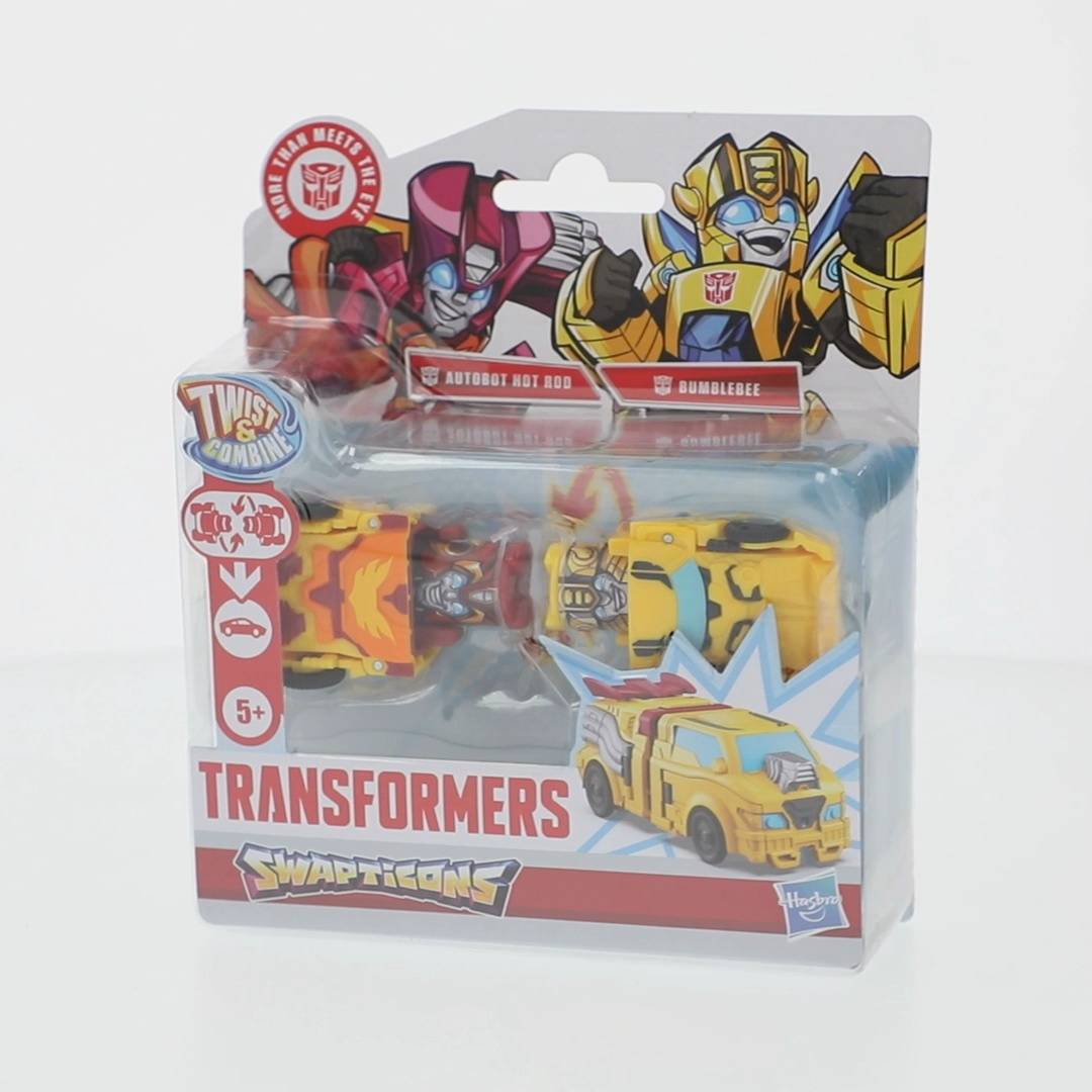 Transformers Toys Swapticons Bumblebee and Autobot Hot Rod Action Figures,  5+