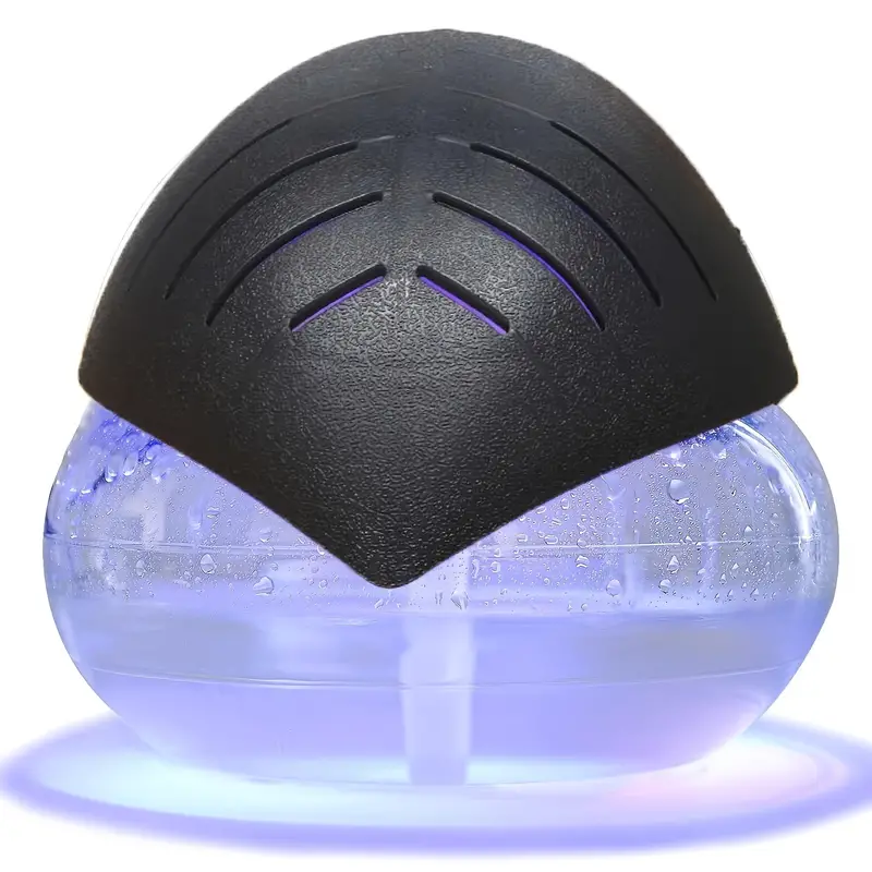 thumbnail video image 2 of Leaf Humidifier 1800ML Large Capacity Ultrasonic Cool Mist Humidifier with Green LED Color Changing Lights, Air Freshener, Black, 2 of 10