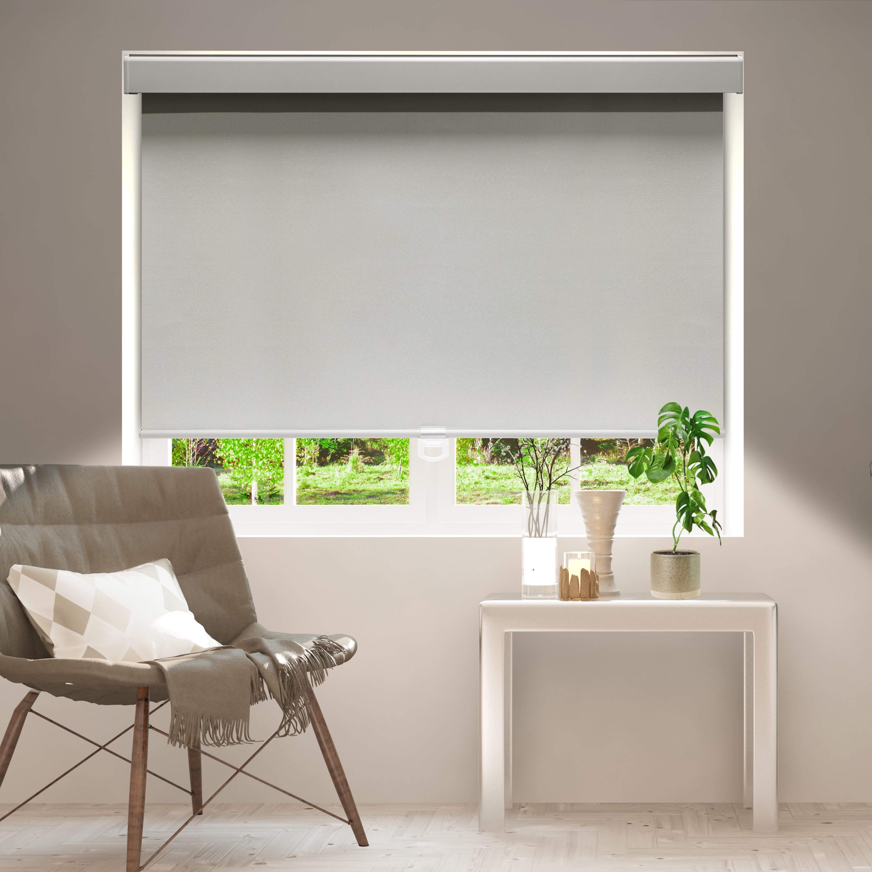 thumbnail video image 2 of ColourTree Cordless Blackout Roller Shades Blinds for Windows, Room Darkening with Thermal Insulated Fabric, UV Protection+, Easy Pull-Down System, Fit for Home, Office (32" W x 72" H, Grey), 2 of 8