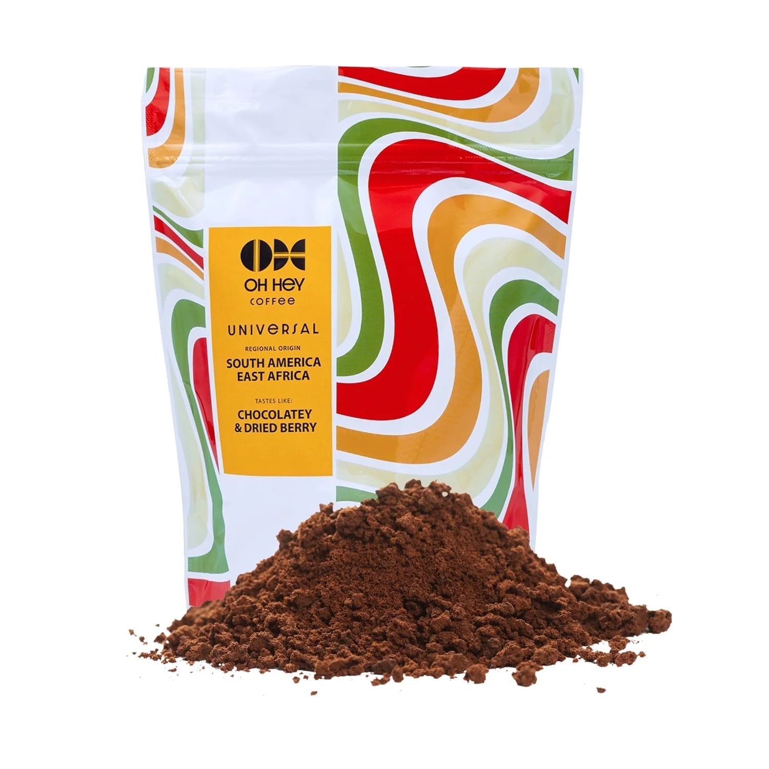 thumbnail video image 2 of OH HEY BRANDS Ground  Coffee 12 oz - Medium Roast Speciality Blend - Freshly Roasted, Smooth Texture, Chocolatey  & Dried Berry Flavours, , Universal, 2 of 8