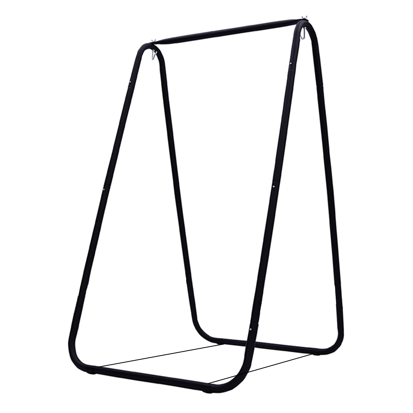 thumbnail video image 2 of Dbuoem A-shaped Strong Load Bearing Anti-deformed Hammock Chair Stand,For 100KG Swing Seat Metal Support Rack, 2 of 14