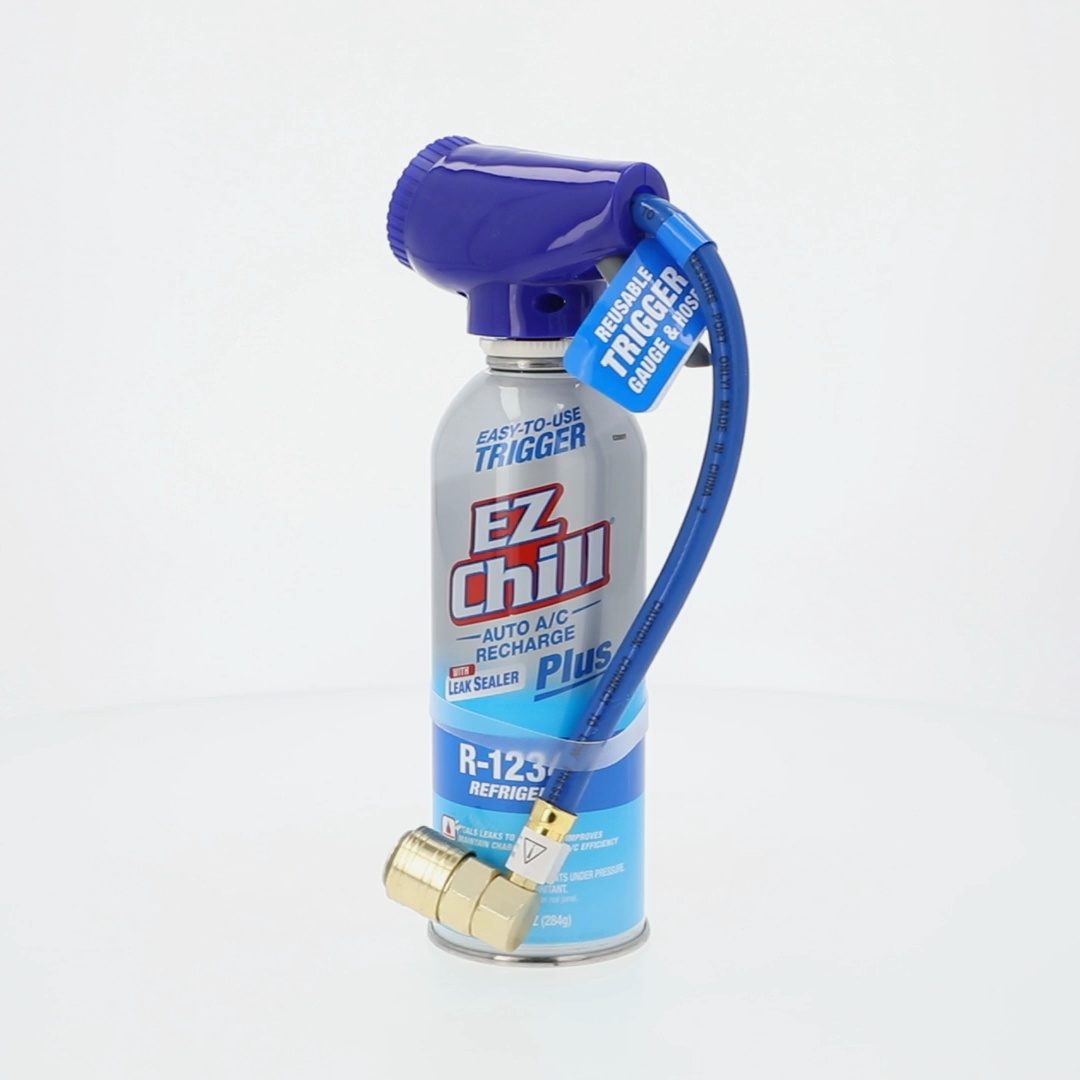 EZ Chill R-1234YF Refrigerant Plus Leak Sealer Car A/C Recharge