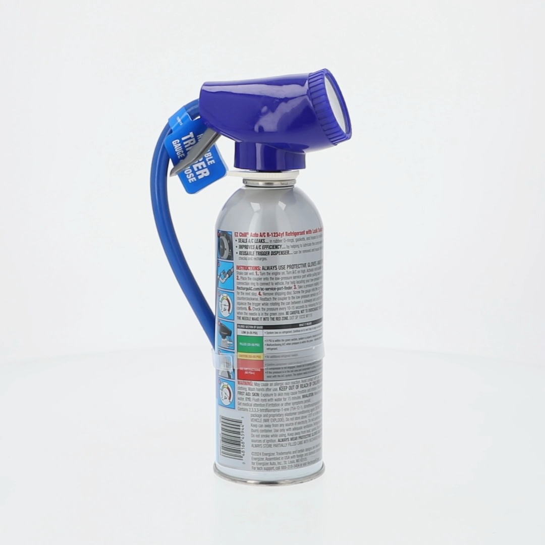 EZ Chill R-1234YF Refrigerant Plus Leak Sealer Car A/C Recharge