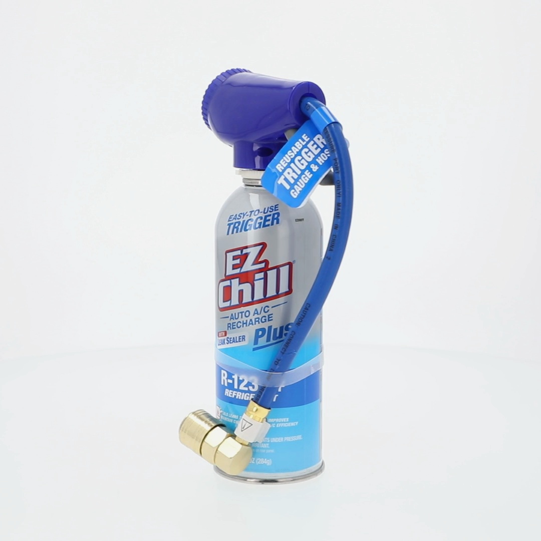 EZ Chill R-1234YF Refrigerant Plus Leak Sealer Car A/C Recharge
