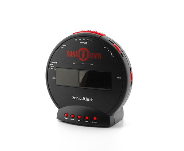 Sonic Alert, Sonic Bomb Dual Alarm Clock, 113dB Loud with Bed Shaker - Walmart.com Sonic Alert, Sonic Bomb Dual Alarm Clock, 113dB Loud with Bed Shaker - Walmart.com