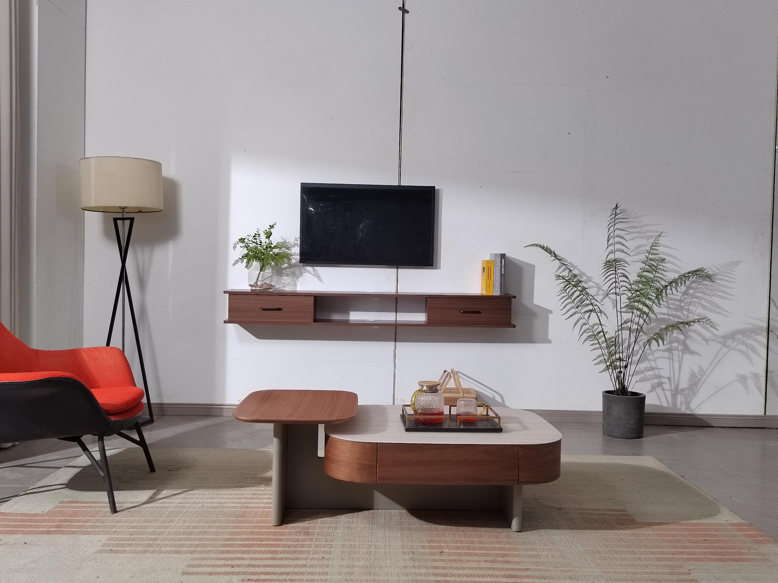 thumbnail video image 2 of FloatiCasa 94-inch Floating TV Stand Wall-Mounted Console for TVs up to 100" Modern Entertainment Center with 2 Doors Floating Media Console, 2 of 13