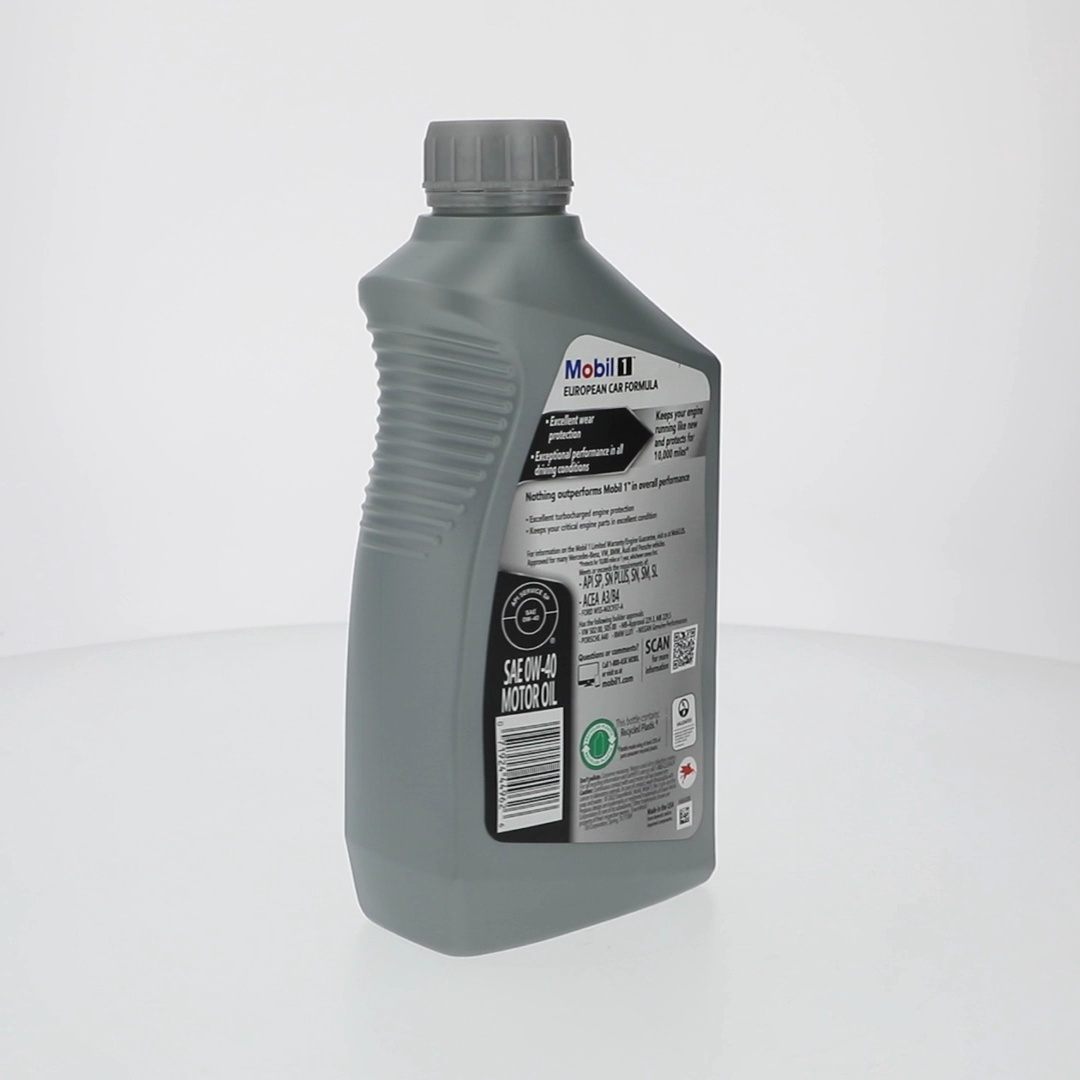 Mobil 1 FS European Car Formula Full Synthetic Motor Oil 0W-40, 1