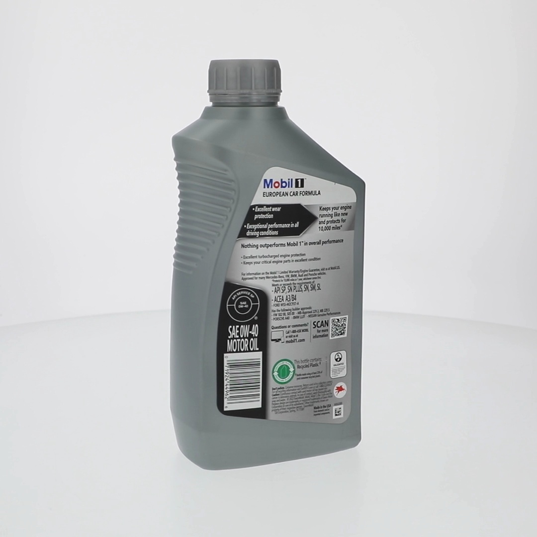 4 pack) Mobil 1 FS European Car Formula Full Synthetic Motor Oil