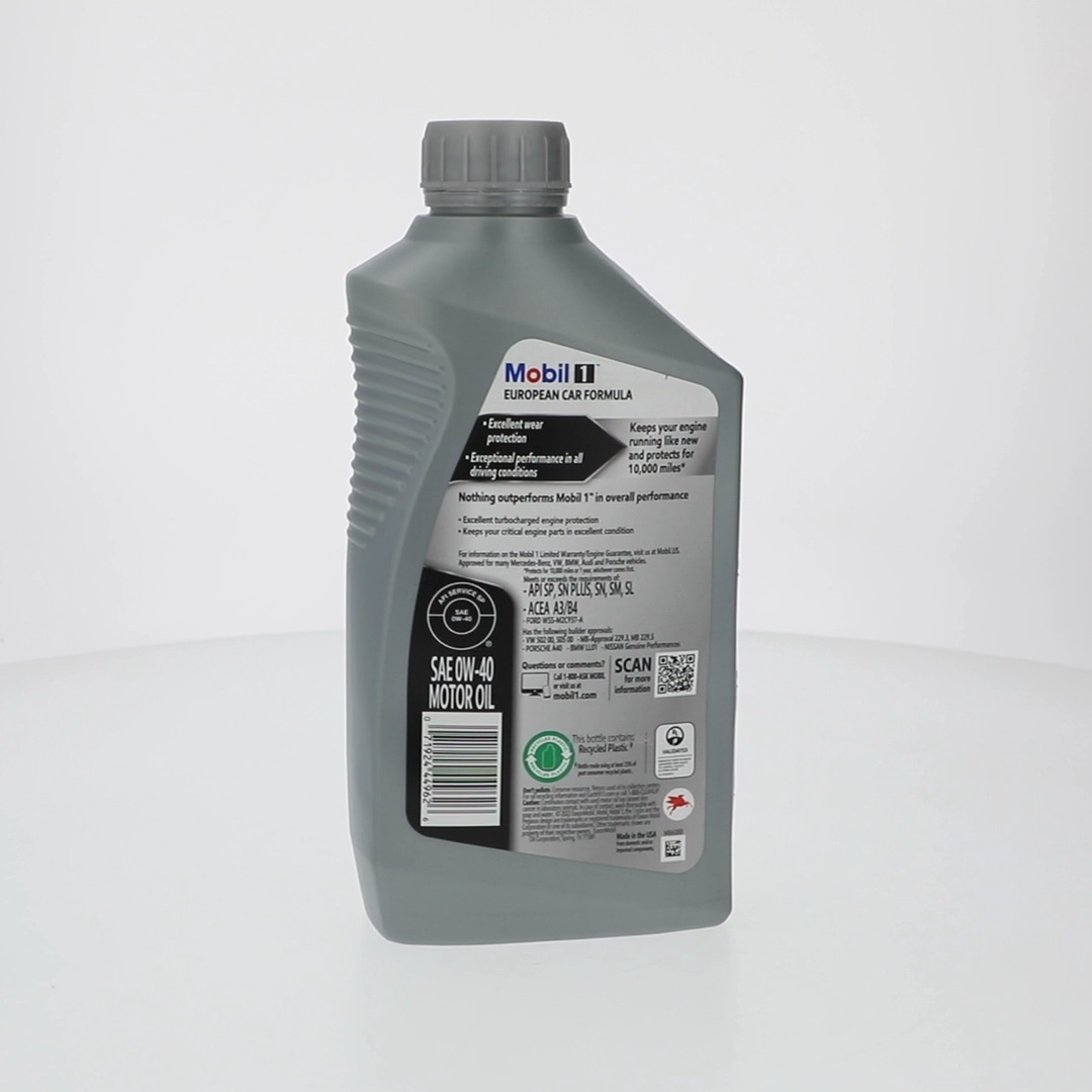 5 pack) Mobil 1 FS European Car Formula Full Synthetic Motor Oil