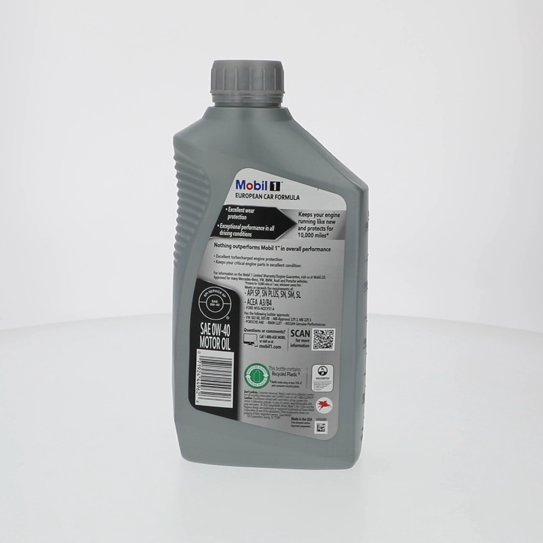 5 pack) Mobil 1 FS European Car Formula Full Synthetic Motor Oil
