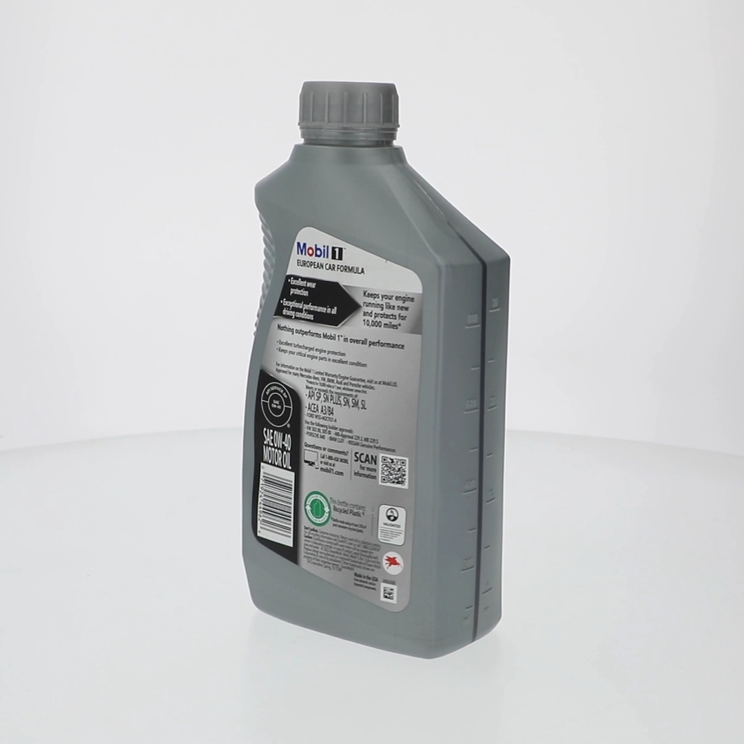 Mobil 1 FS European Car Formula Full Synthetic Motor Oil 0W-40, 1
