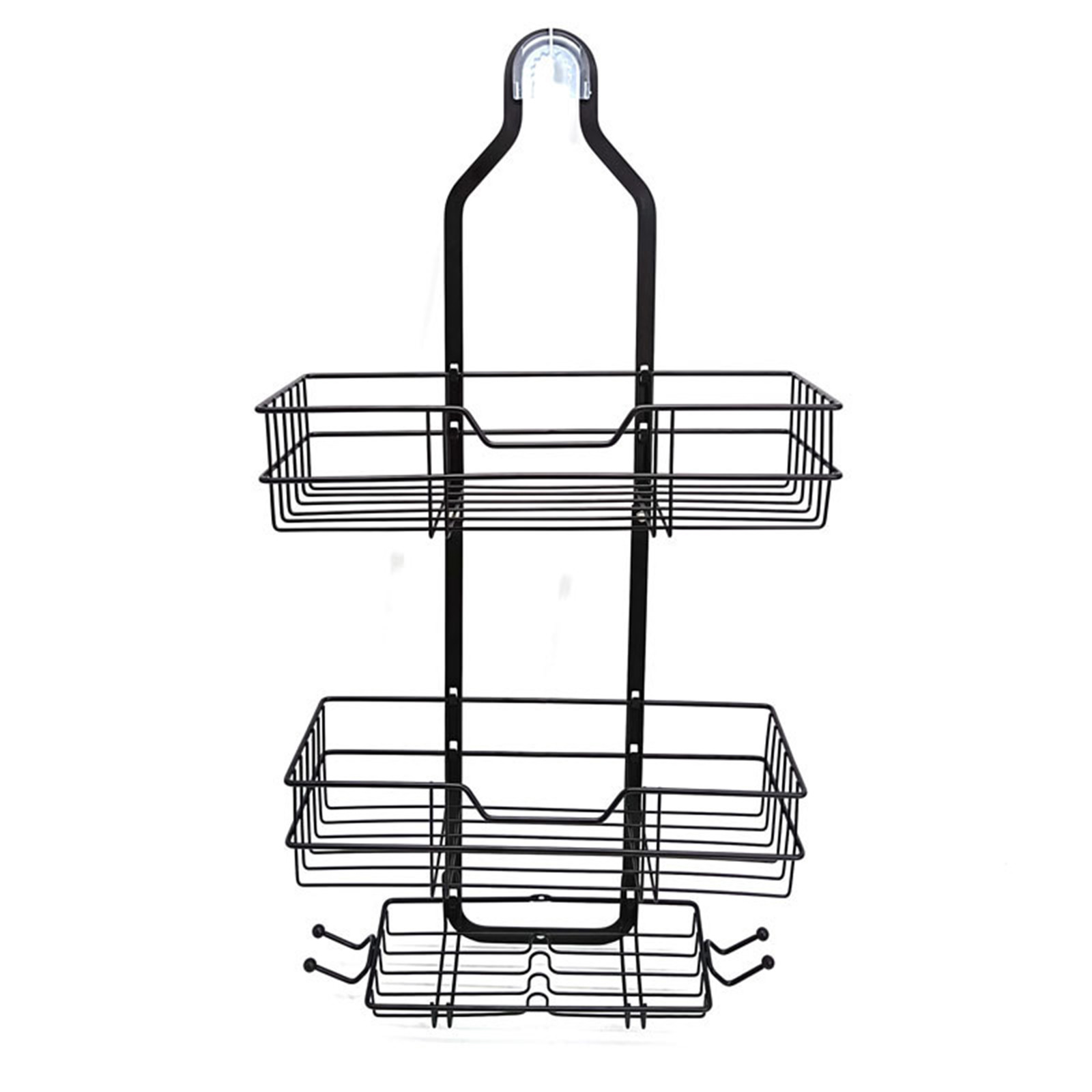 thumbnail video image 2 of Shower Caddy Hanging Over the Shower Head Caddy 3 Tier Shower Organizer Shower Rack, 2 of 7