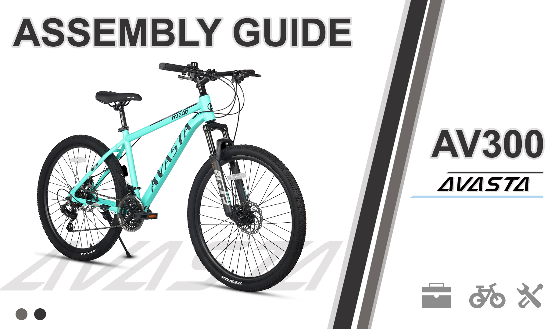 AVASTA AV300 27.5 inch Mountain Bike with 21-Speed，Aluminum