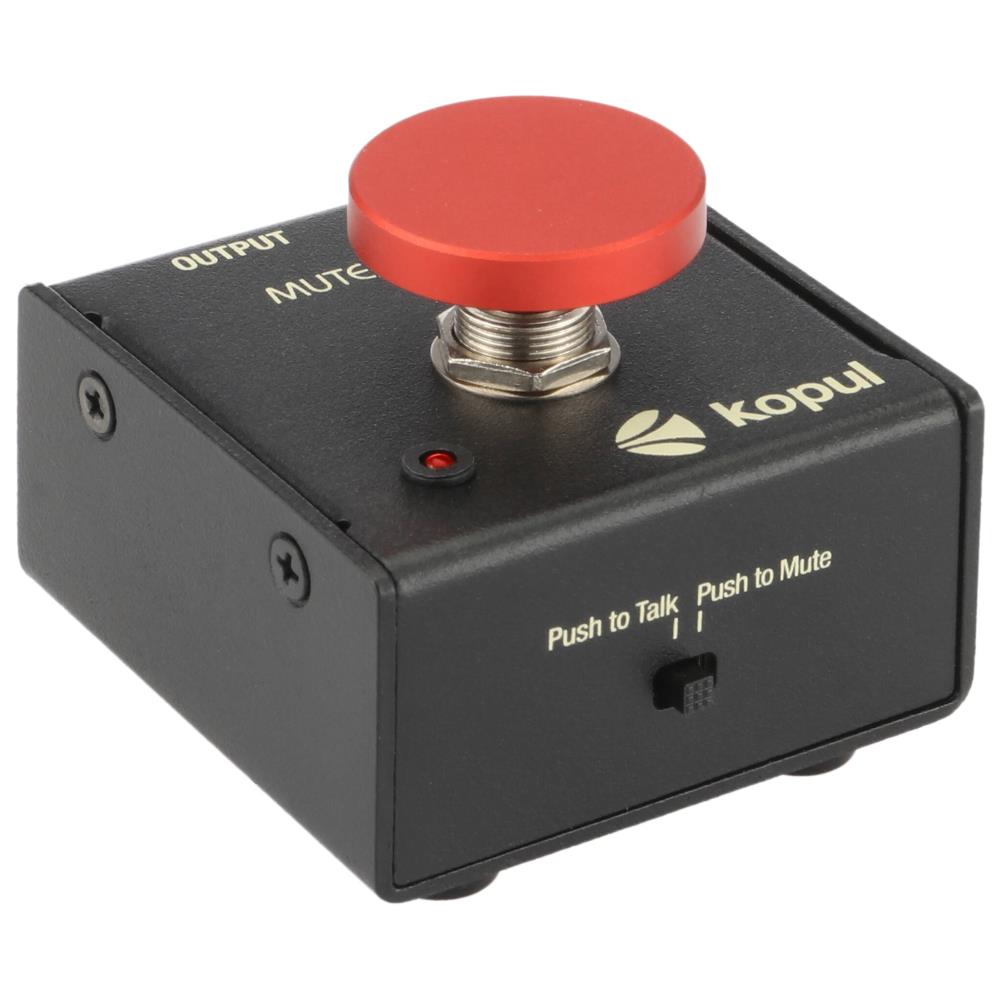 Kopul Microphone Mute & Talk Button with LED, XLR Footswitch for Mics ...