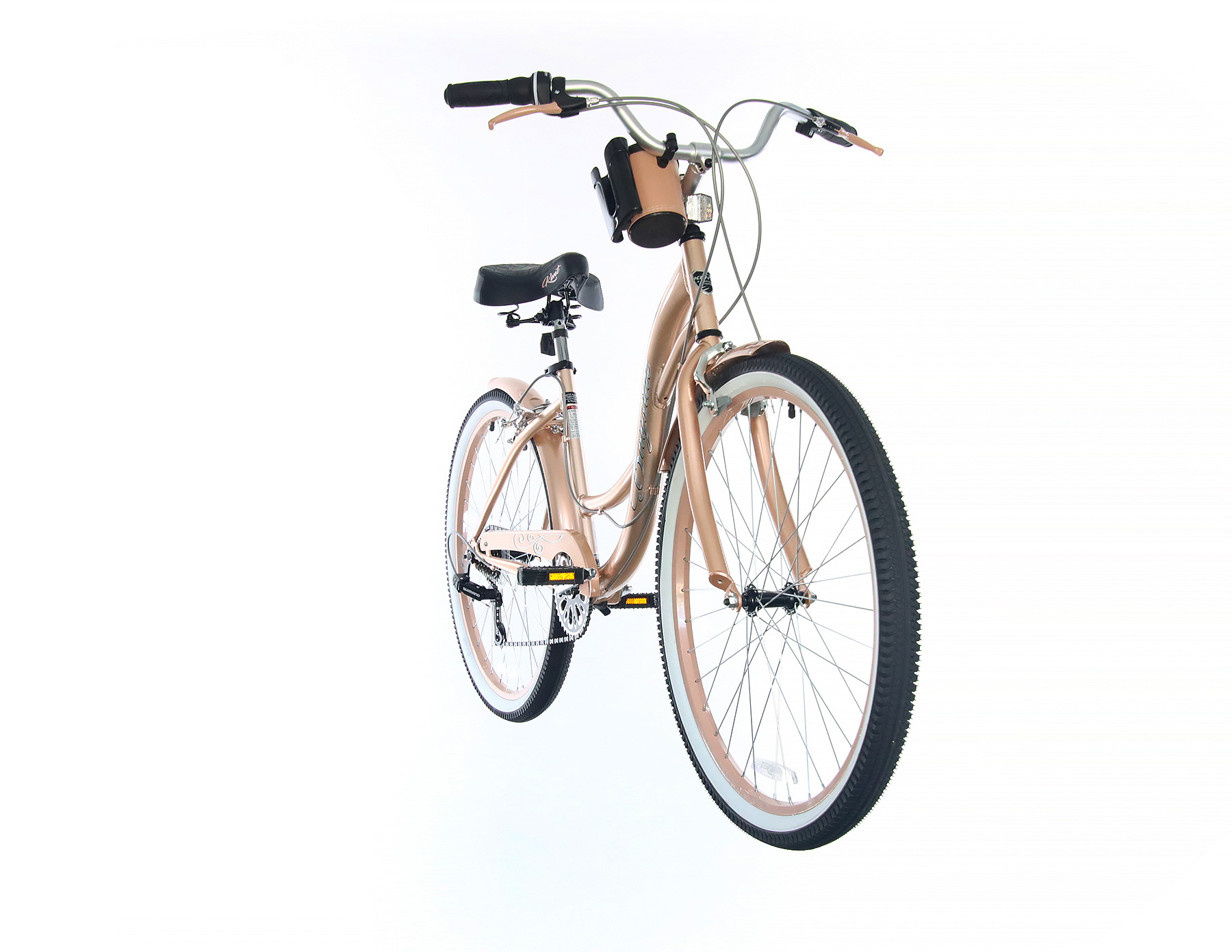 Kent 26 bayside women's cruiser bike 2024 rose gold walmart