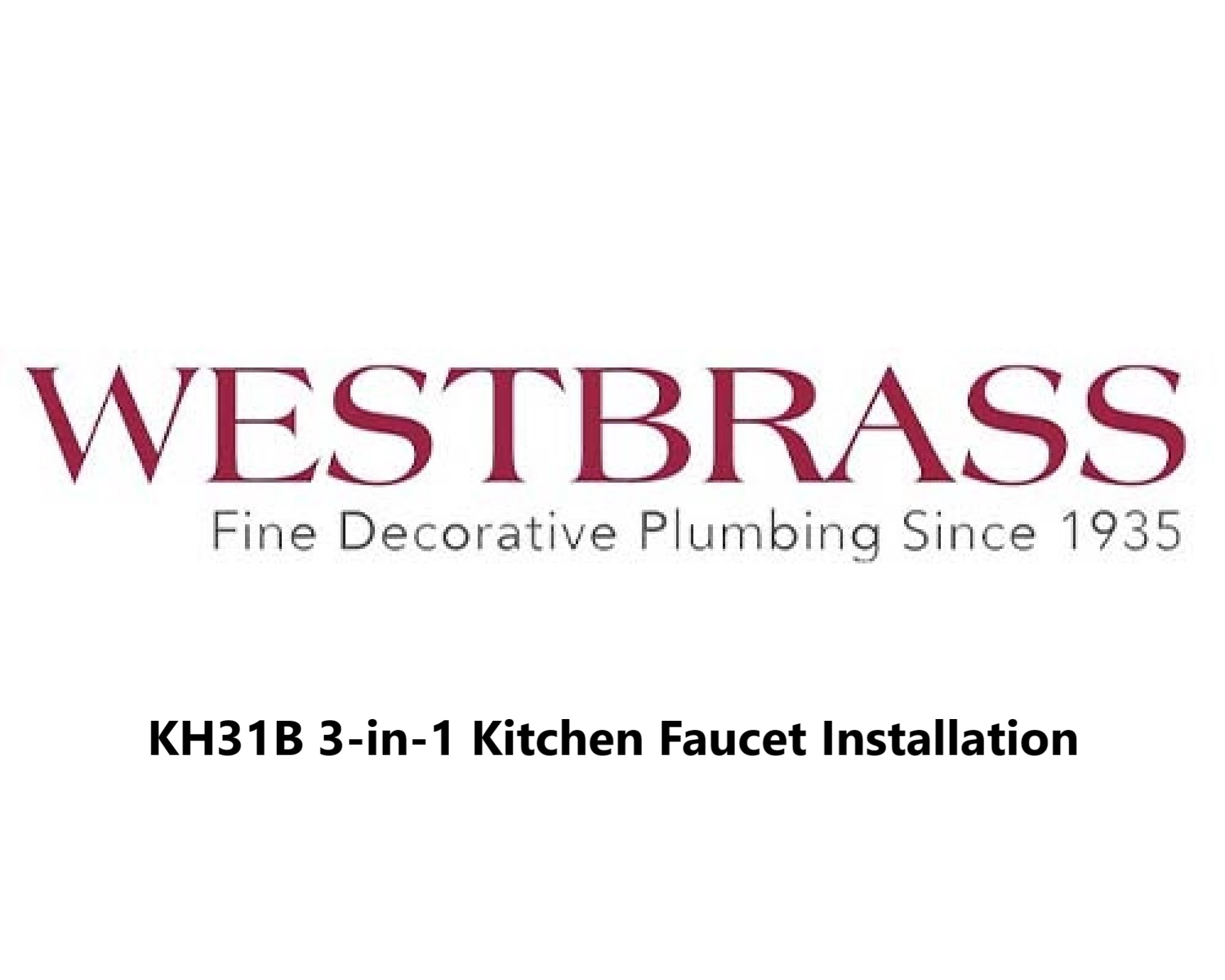 thumbnail video image 2 of Westbrass KH31B-20 HotMaster 3 in 1 Single Handle Dual Waterway Kitchen Faucet, Stainless Steel, 2 of 12