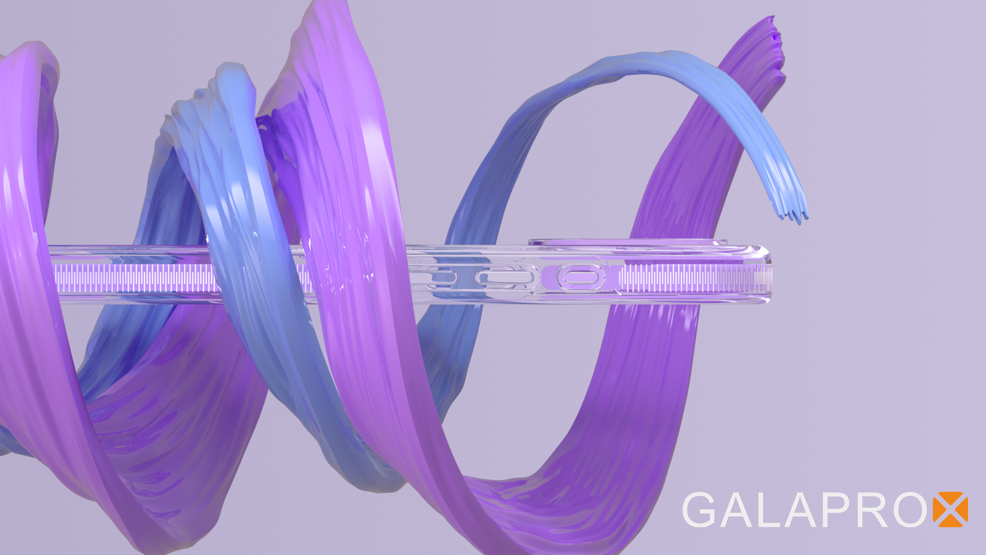 thumbnail video image 2 of GALAPROX Clear Magnetic for iPhone 16 Plus Case 6.7'' 2024, Military Protective Never Yellowing Cover with Screen Protector-Purple, 2 of 8