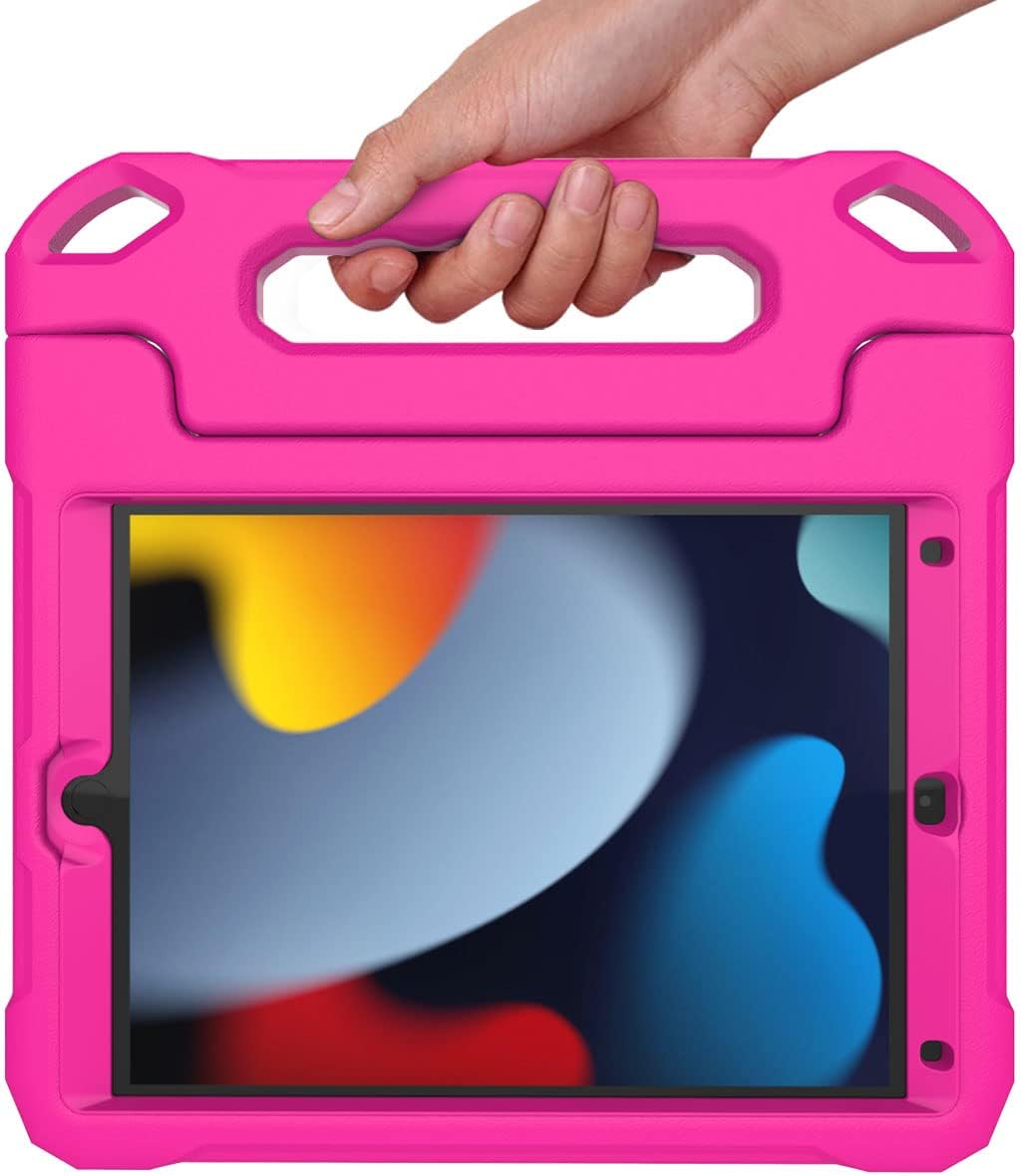 thumbnail video image 2 of VICVOL Kids Case for iPad 10.2 inch 9th/ 8th/ 7th Generation, iPad Pro 10.5 inch & iPad Air 3rd Gen - with Built-in Screen Protector, Blue, 2 of 7