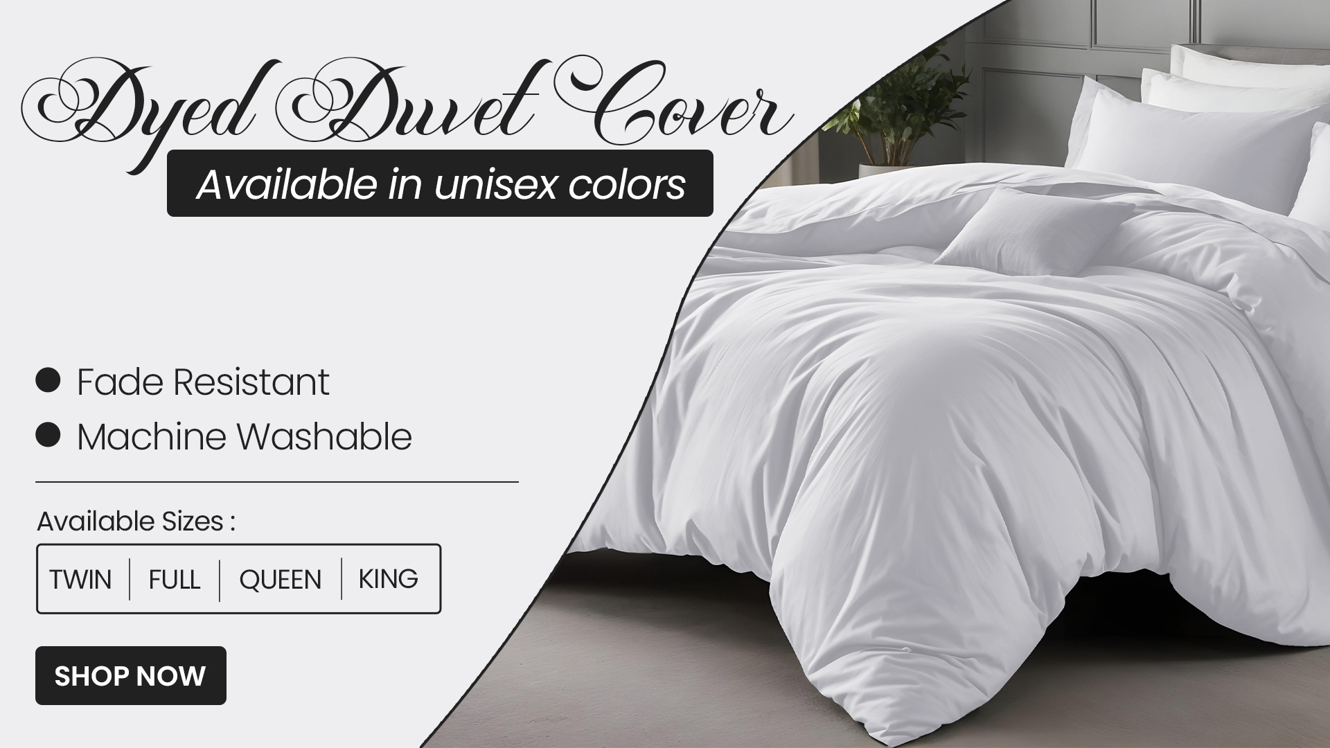 thumbnail video image 2 of Moonlight20015 3 PC Duvet Cover Set Full Size Plain Button Closer Soft Brushed Microfiber Black Color 80 x 90 Inches., 2 of 9