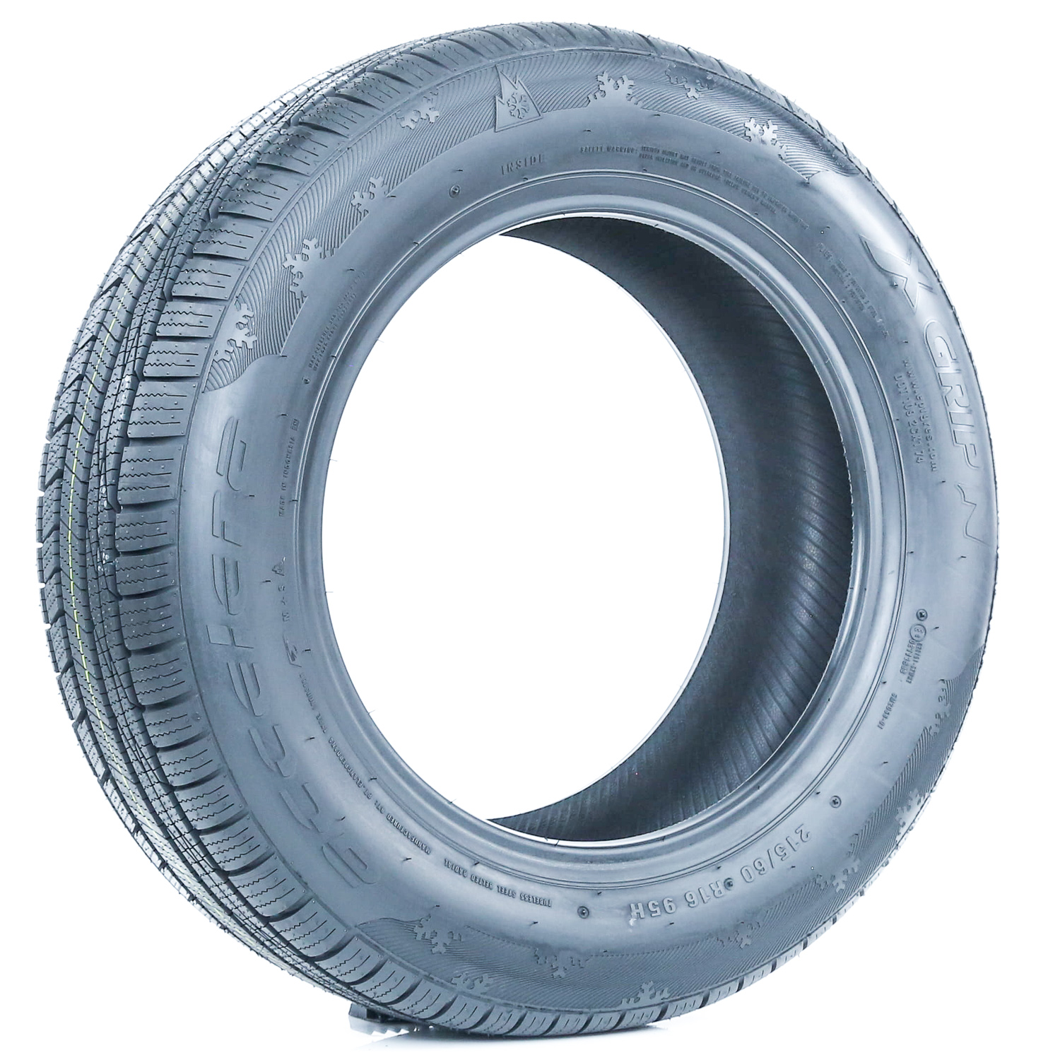 Accelera X-Grip Winter Tire 215/60R16 95H, High Density Edge