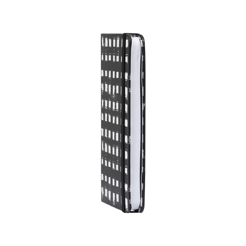 Pen+Gear Small Hardcover Journal, Black & White Geometric, 160 Pages 