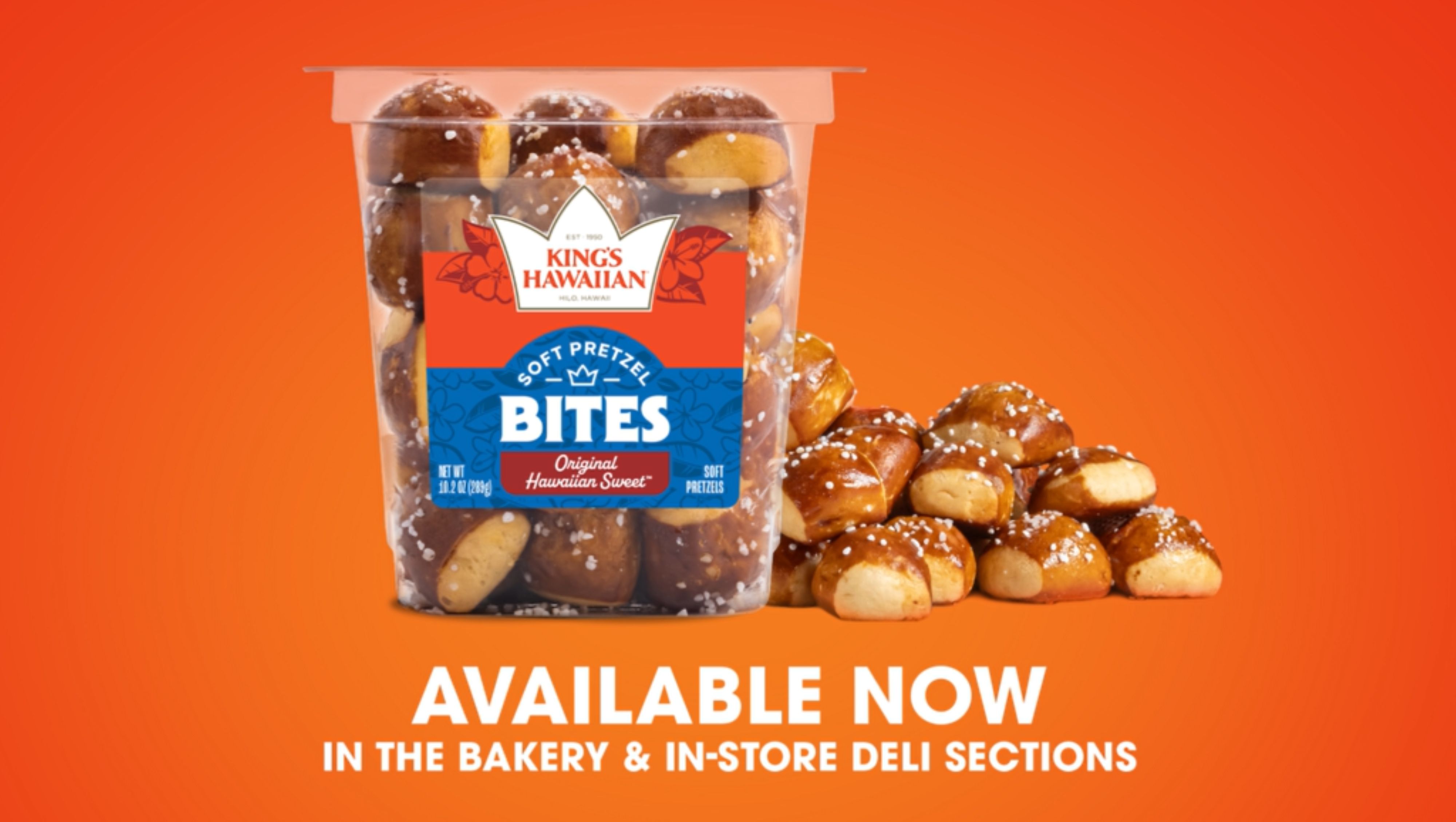 KING'S HAWAIIAN® Peanut-Free Original Hawaiian Sweet Soft Pretzel Bites ...