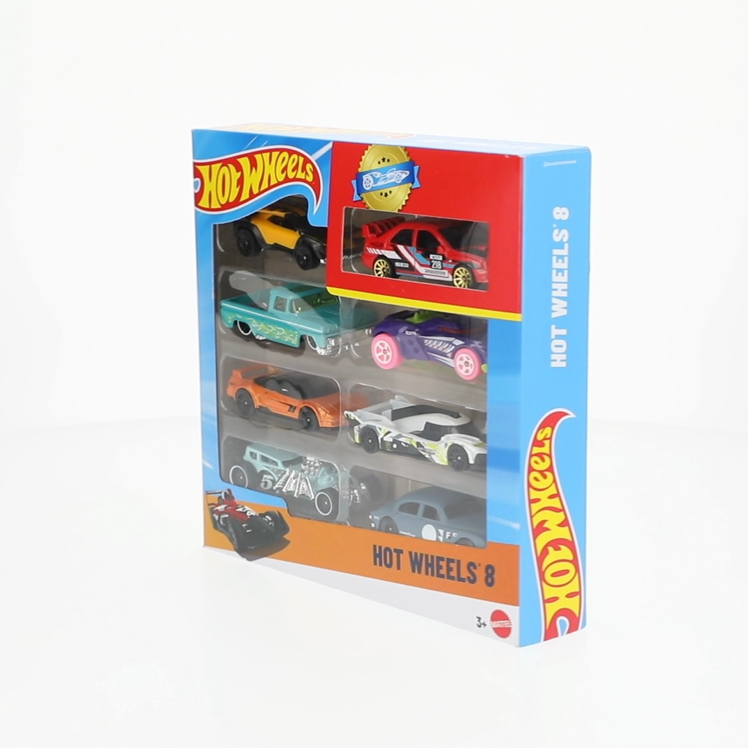 Hot Wheels シリーズ 8台セット Hot Wheels Realistic Basic Toy Cars & Trucks Set for Kids, 8 Pack