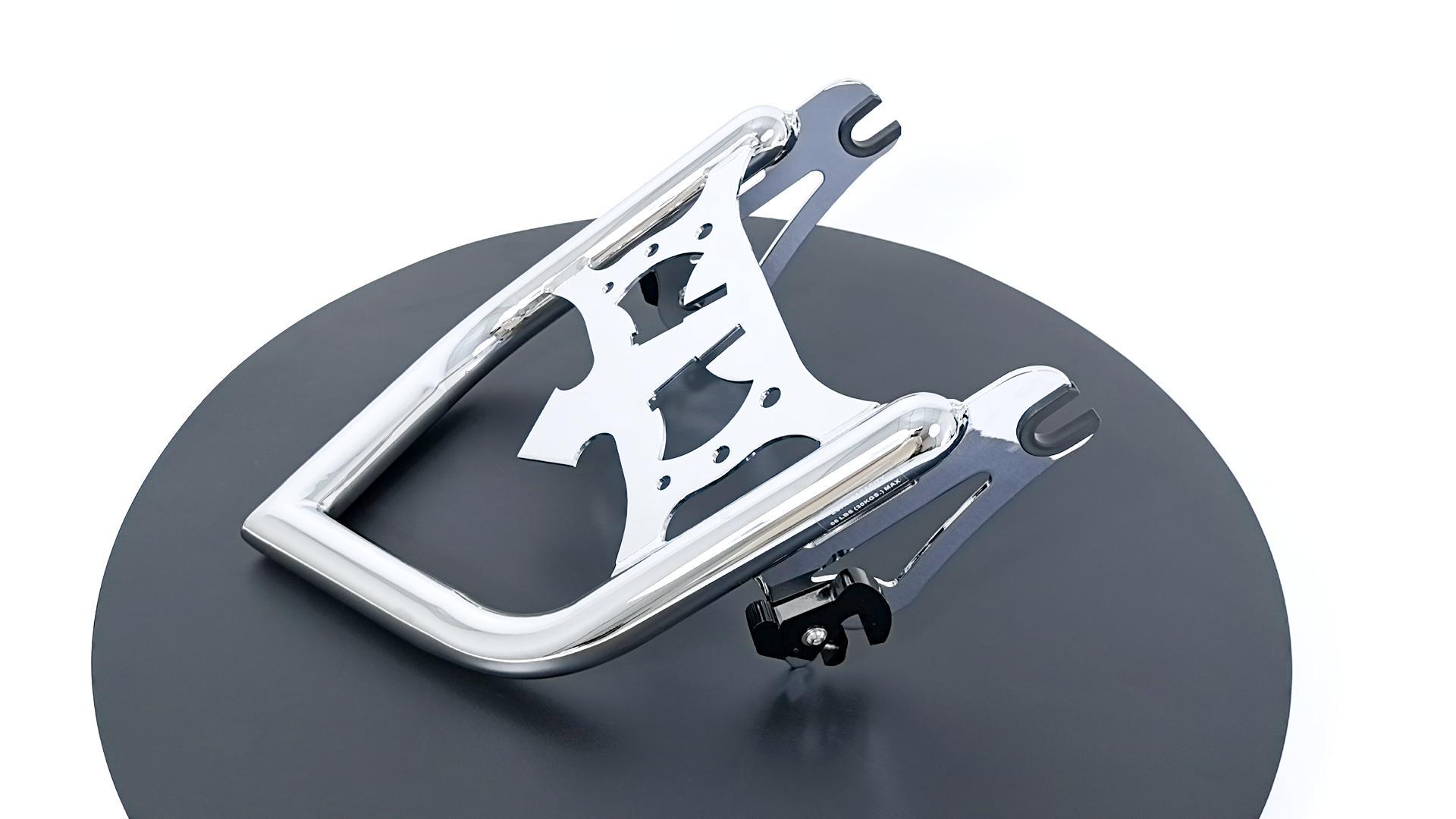 thumbnail video image 2 of Detachable Luggage Rack for Harley Touring Models 2009-2025 Street Glide Road Glide Electra Ultra Limited Road King CVO, 2 of 10