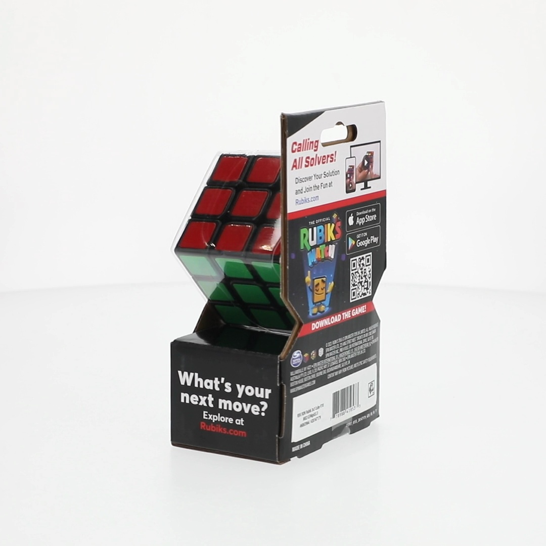 Rubik’s Cube 3x3 Original – Casse-Tête Coloré Classique Sans Autocollants, Version 2021, Avec Guide 36 Pages – Jouet Enfant Dès 8 Ans